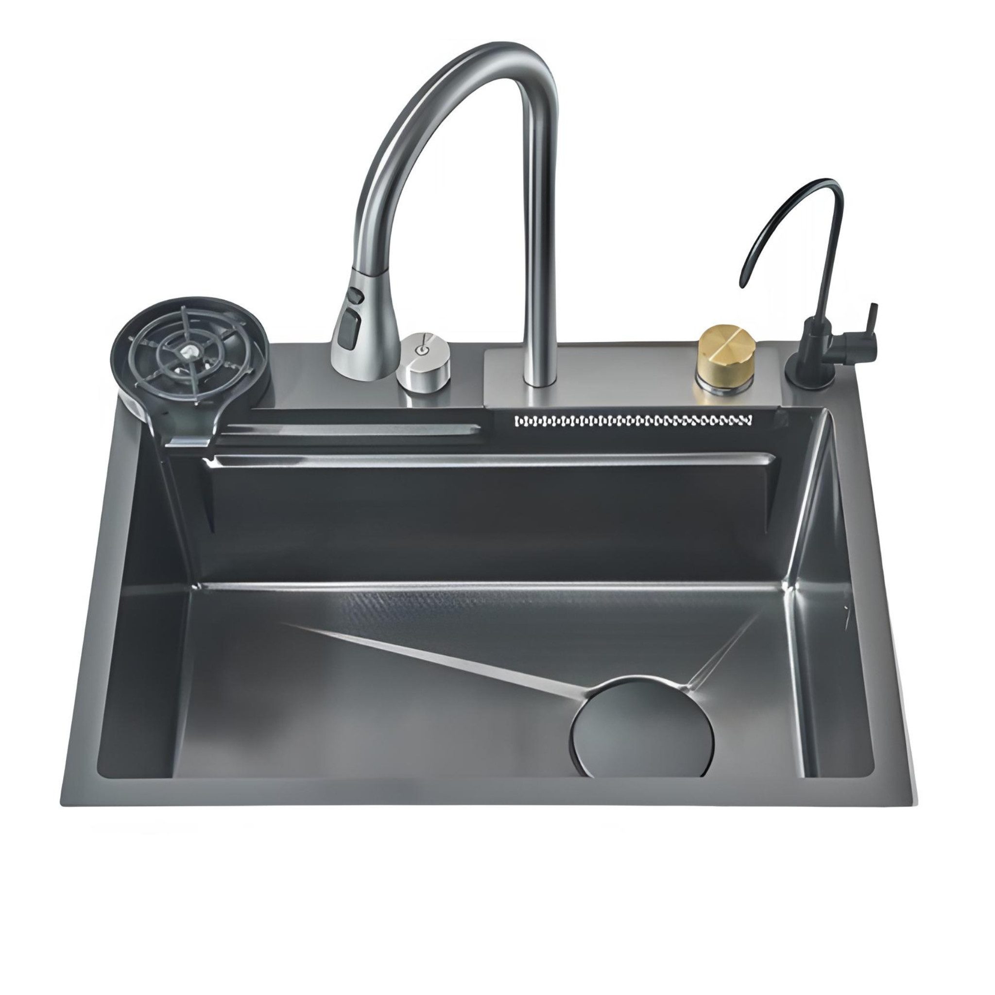 LuxaSteel Edelstahlspüle Smarte Küchenspüle – Einbauspülbecken günstig online kaufen