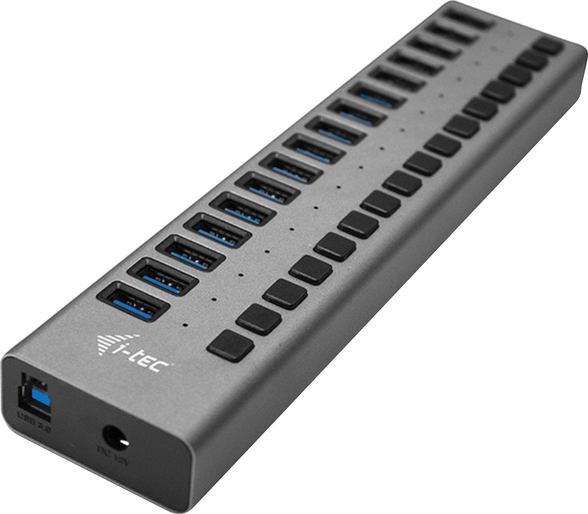 USB 3.0 Charging HUB 16port + Power Adapter 90 W USB-Ladegerät