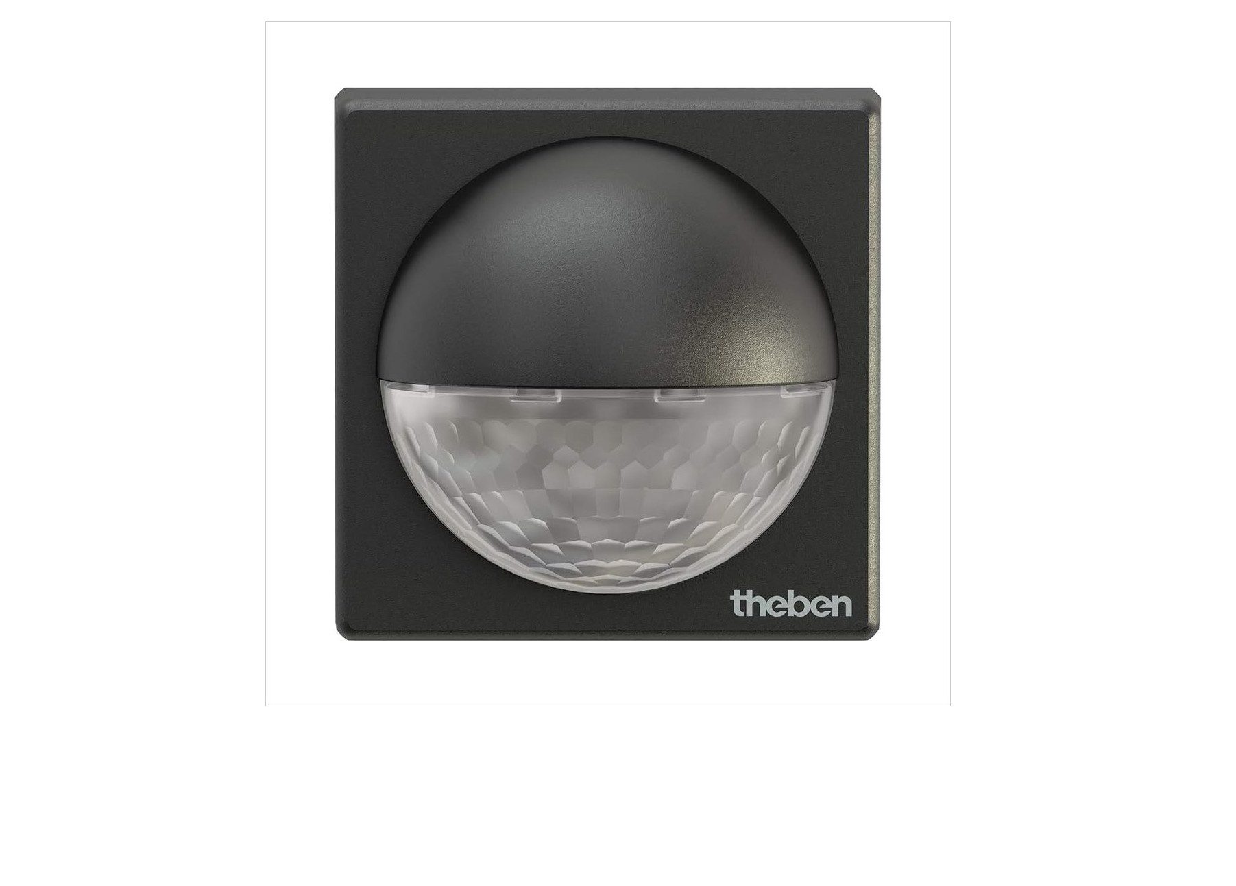 theben Детектор руху theLuxa R180 BK 1010201 Außenbereich, Wandmontage, 180° Erfassung, Schule/Sportplatz, robust, schwarz
