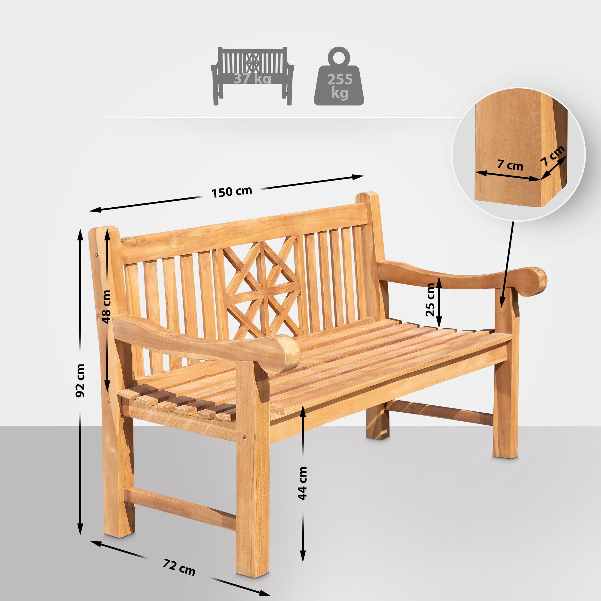 CLP Gartenbank Florida, Holzbank für den günstig online kaufen