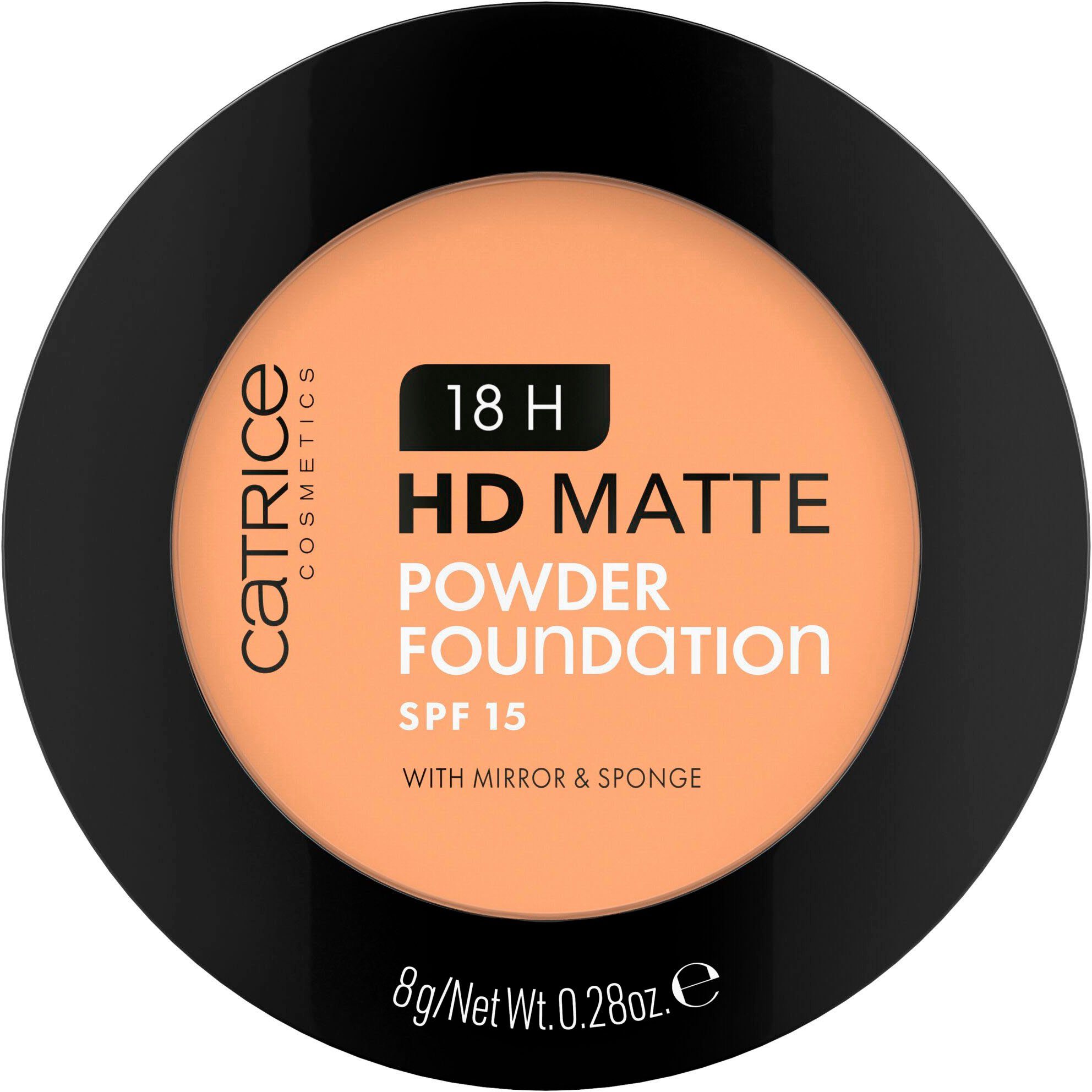 Catrice Puder 18H HD Matte Powder Foundation, 3-tlg. 045N nude