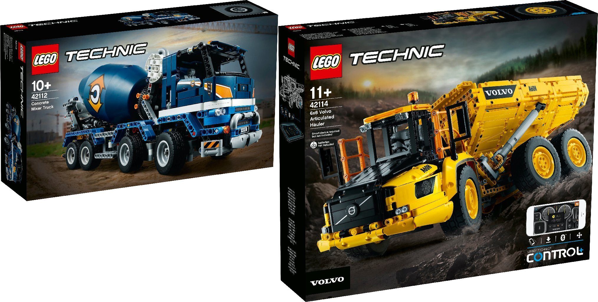 LEGO® Konstruktions-Spielset »Technic 2er Set: 42112 Betonmischer-LKW +  42114 Kn«