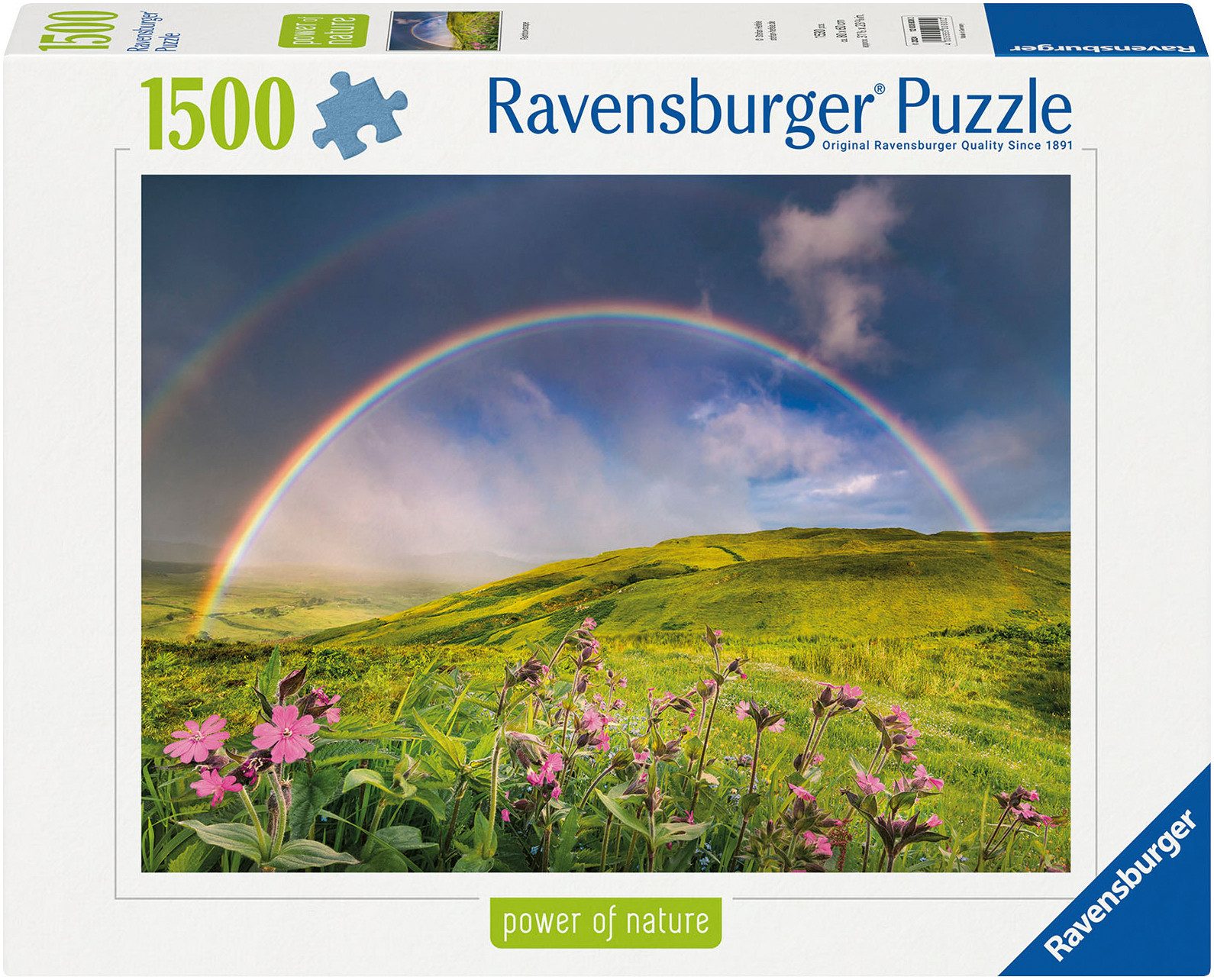 Ravensburger Puzzle power of nature, Spektakulärer Regenbogen, 1500 Puzzlet günstig online kaufen