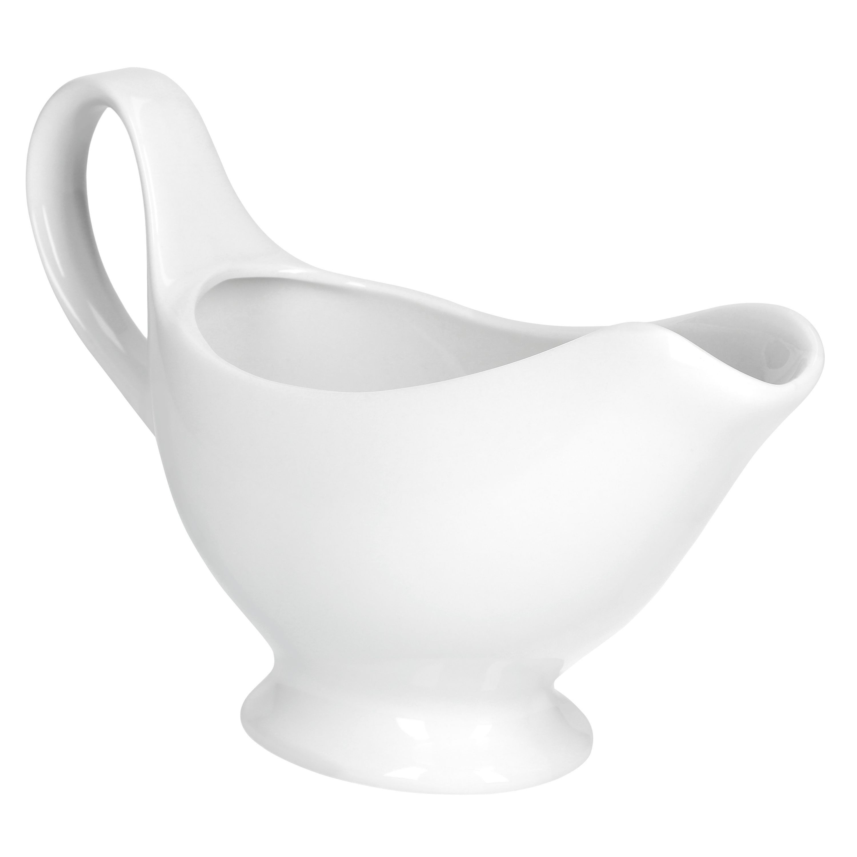 MamboCat Sauciere 2er Set Sauciere 20x7.5x12.5 cm weiß - 24302865, Porzellan