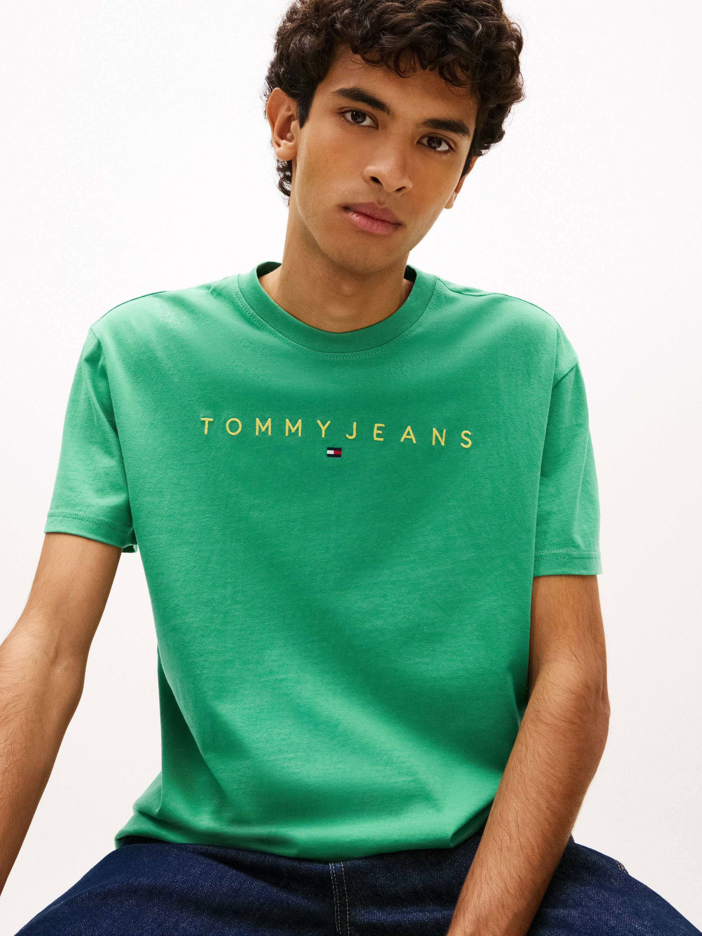 Tommy Jeans T-Shirt TJM REG LINEAR LOGO TEE EXT günstig online kaufen