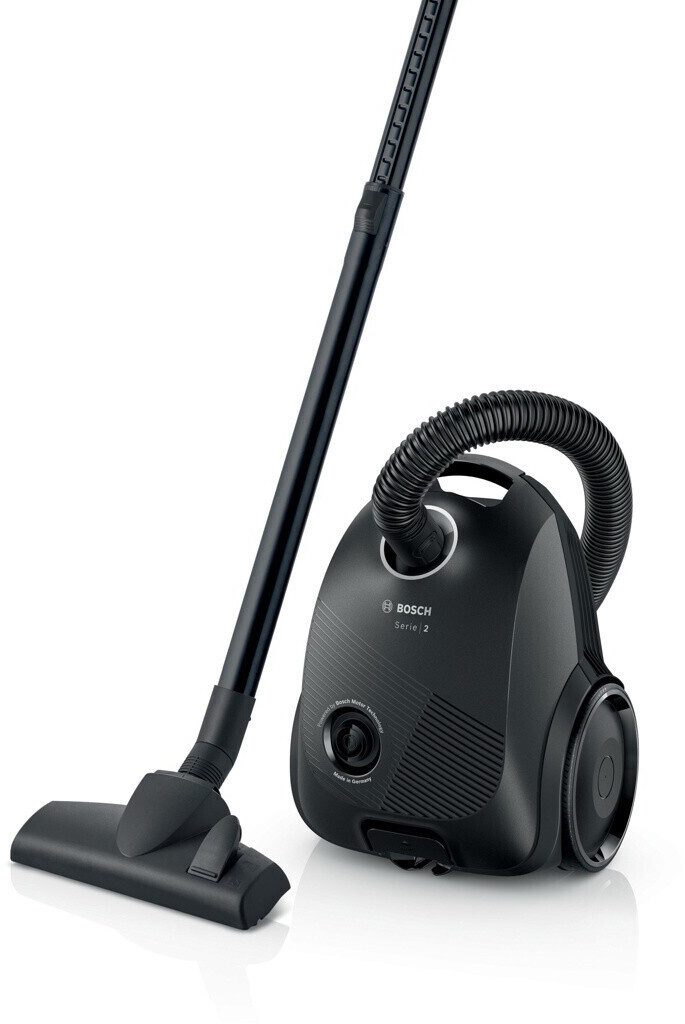 BOSCH Пилосмоки BOSCH BGBS2LB1 Пилосмоки Serie 2 mit Beutel, Schwarz, 600 W, mit Beutel, 64 % recyceltem Kunststoff, 100 % recycelbare Verpackung