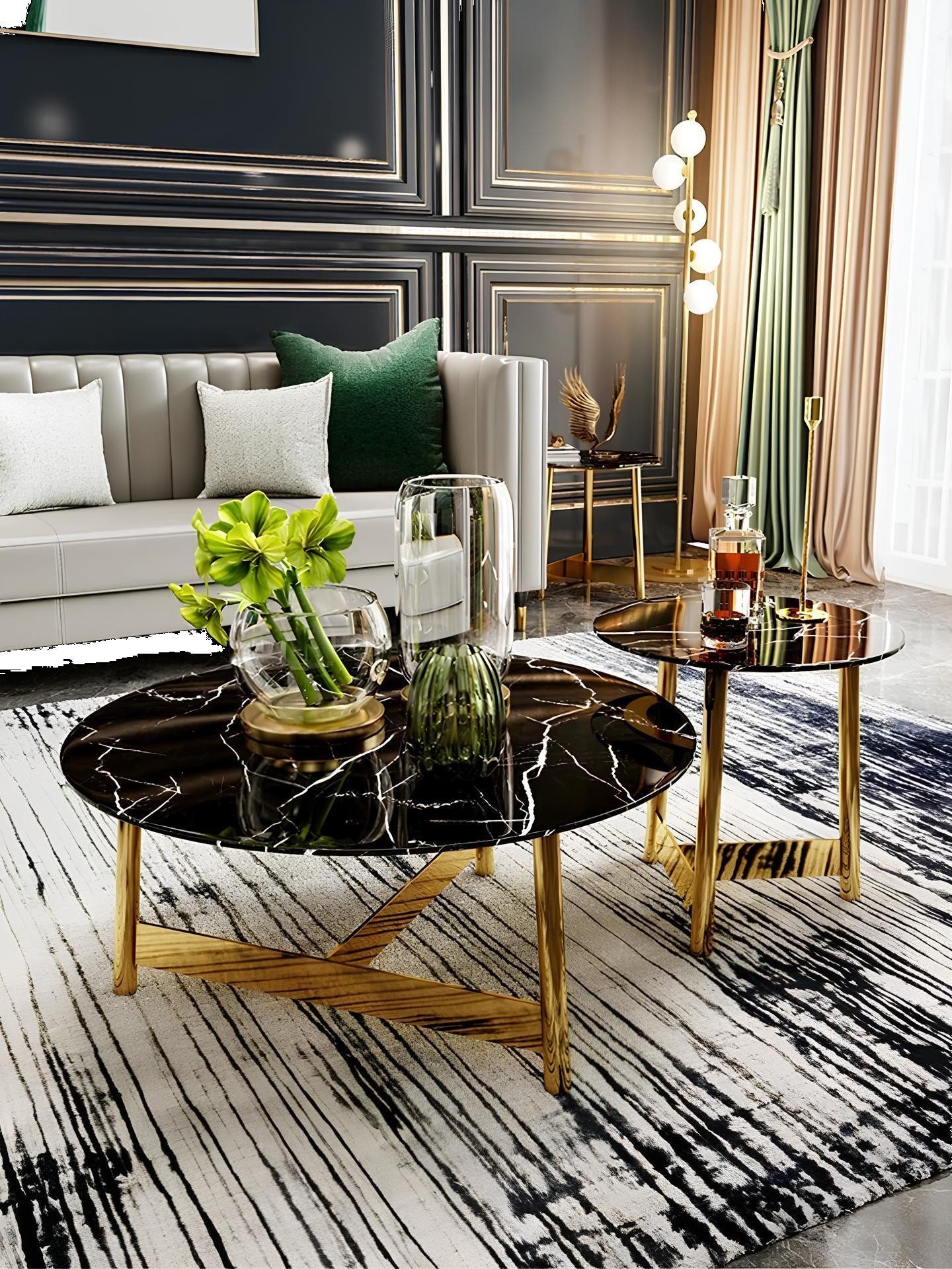 Xlmoebel Couchtisch Eleganter Designer-Couchtisch aus hochwertigem Holz (1-St., Couchtisch), Hergestellt in Europa