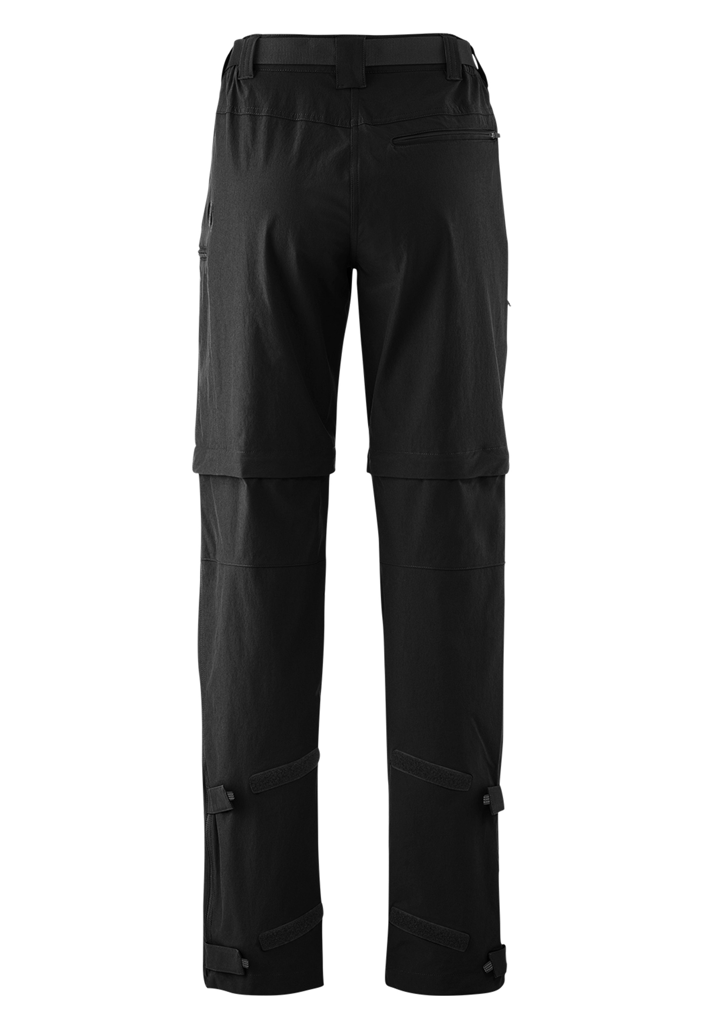 Gonso Fahrradhose Ruth Damen zipp-off Radhose mit Sitzpolster und Gürtel, wasserabweisend