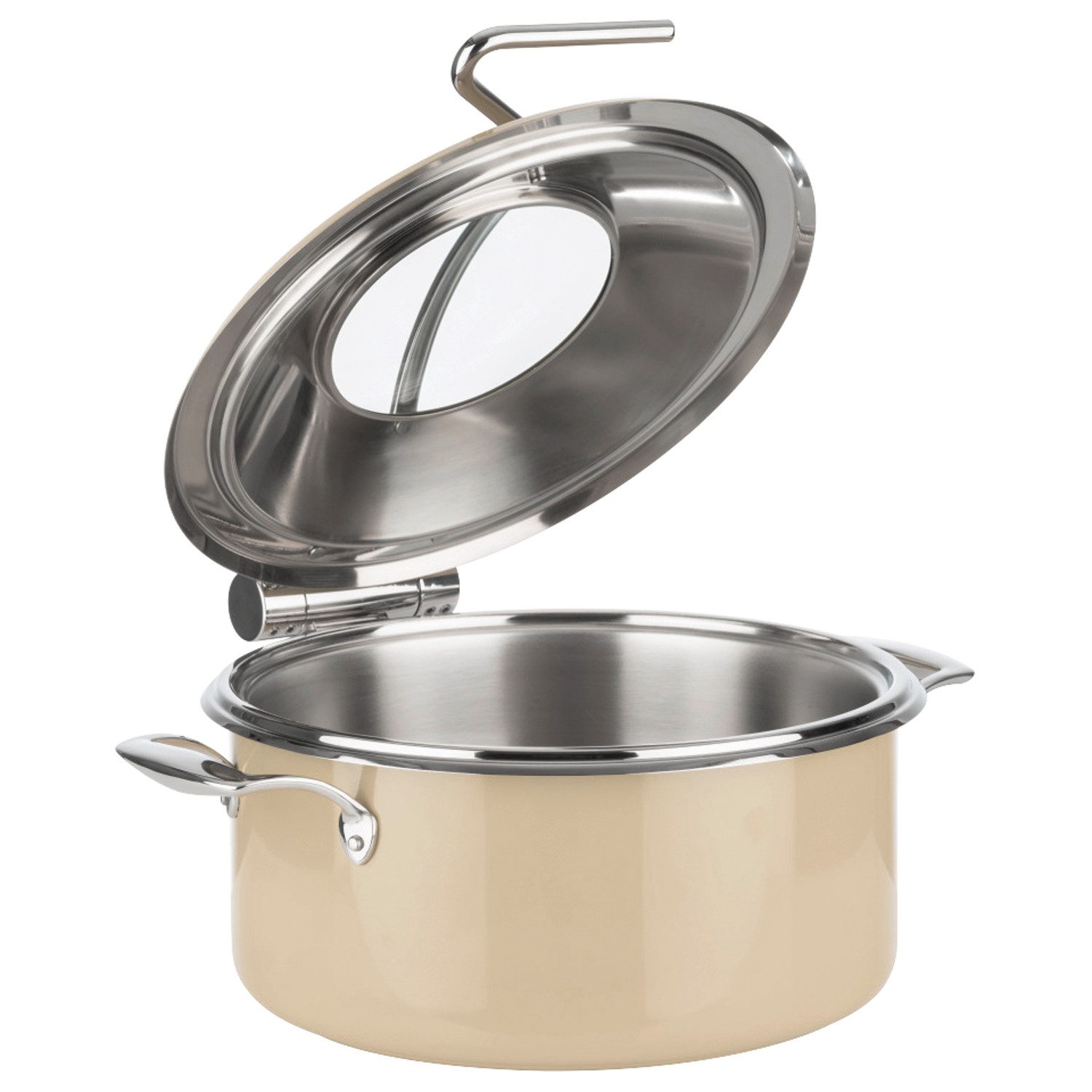 APS Speisenwärmer Chafing Dish -ORBIT-, (1-tlg), 18/8 Edelstahl, Topf mit induktionsfähigem Sandwich- / Kapselboden