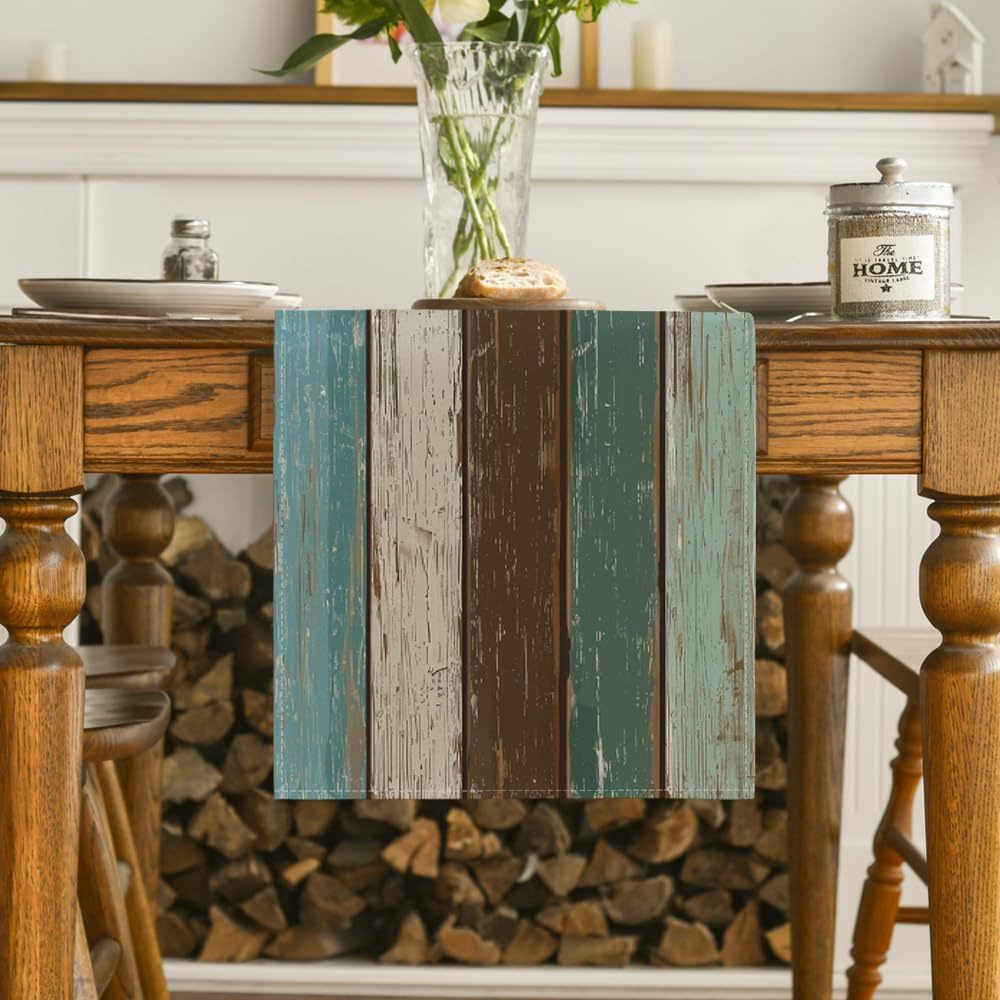 BYSURE Tischläufer (1-tlg), Tischläufer Vintage Läufer Tisch Leinen Abwasch günstig online kaufen