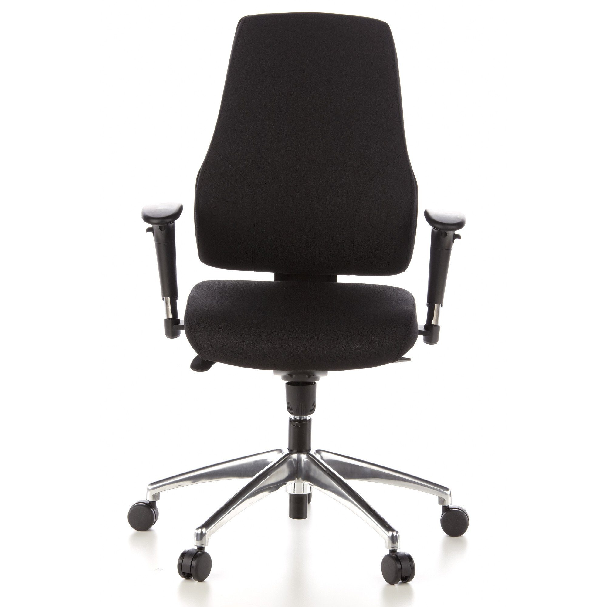 hjh OFFICE Drehstuhl Profi Bürostuhl PRO-TEC 200 Stoff (1 St), Schreibtischstuhl ergonomisch Schwarz