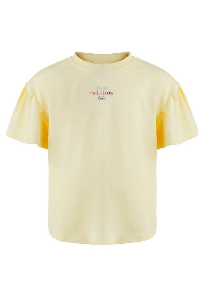 GIORDANO junior T-Shirt Sorena mit süßem Regenbogen-Motiv