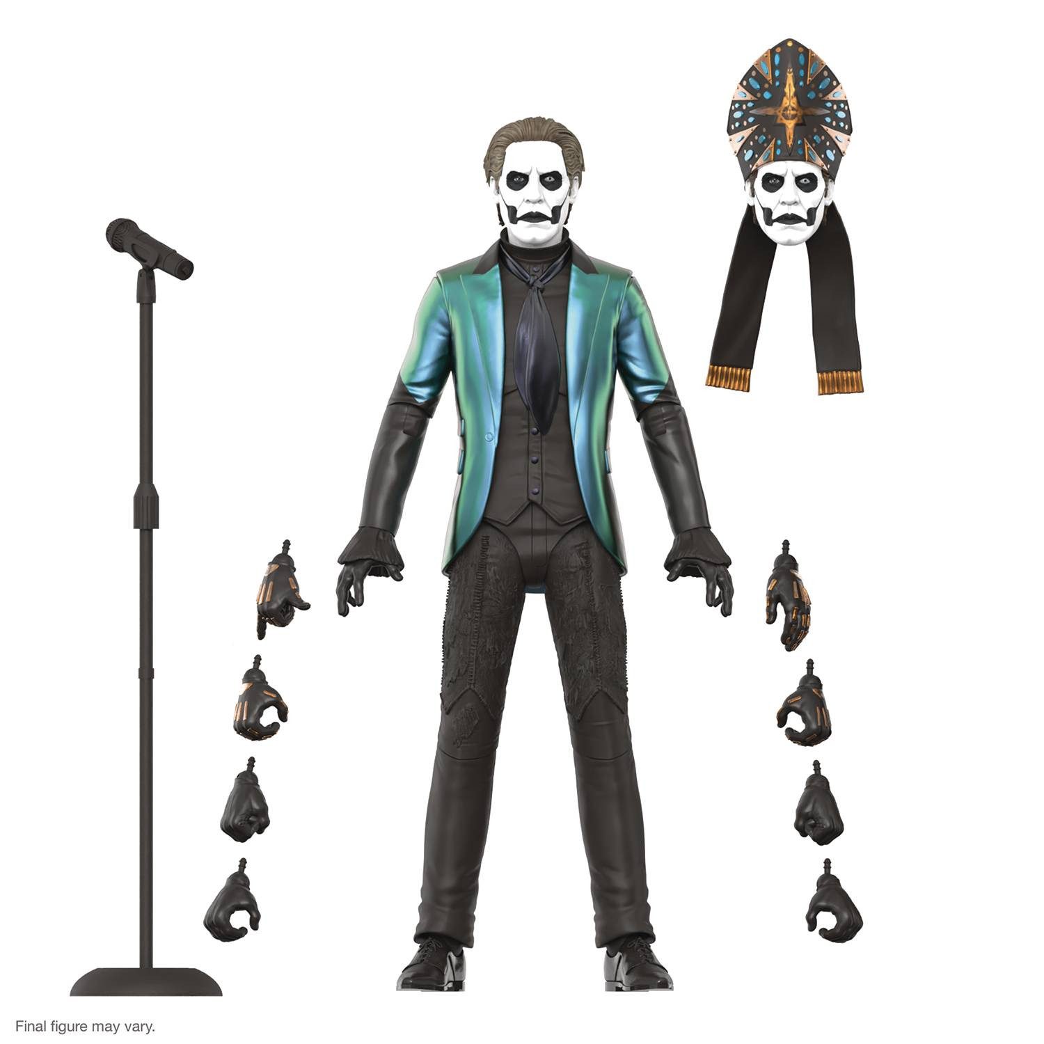 Super7 Actionfigur Ghost Ultimates Papa Emeritus IV 7 Inch Actionfigur