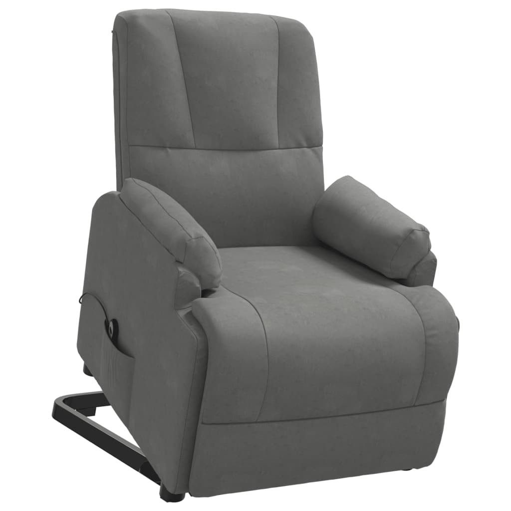 vidaXL Sessel Relaxsessel mit Aufstehhilfe Dunkelgrau günstig online kaufen