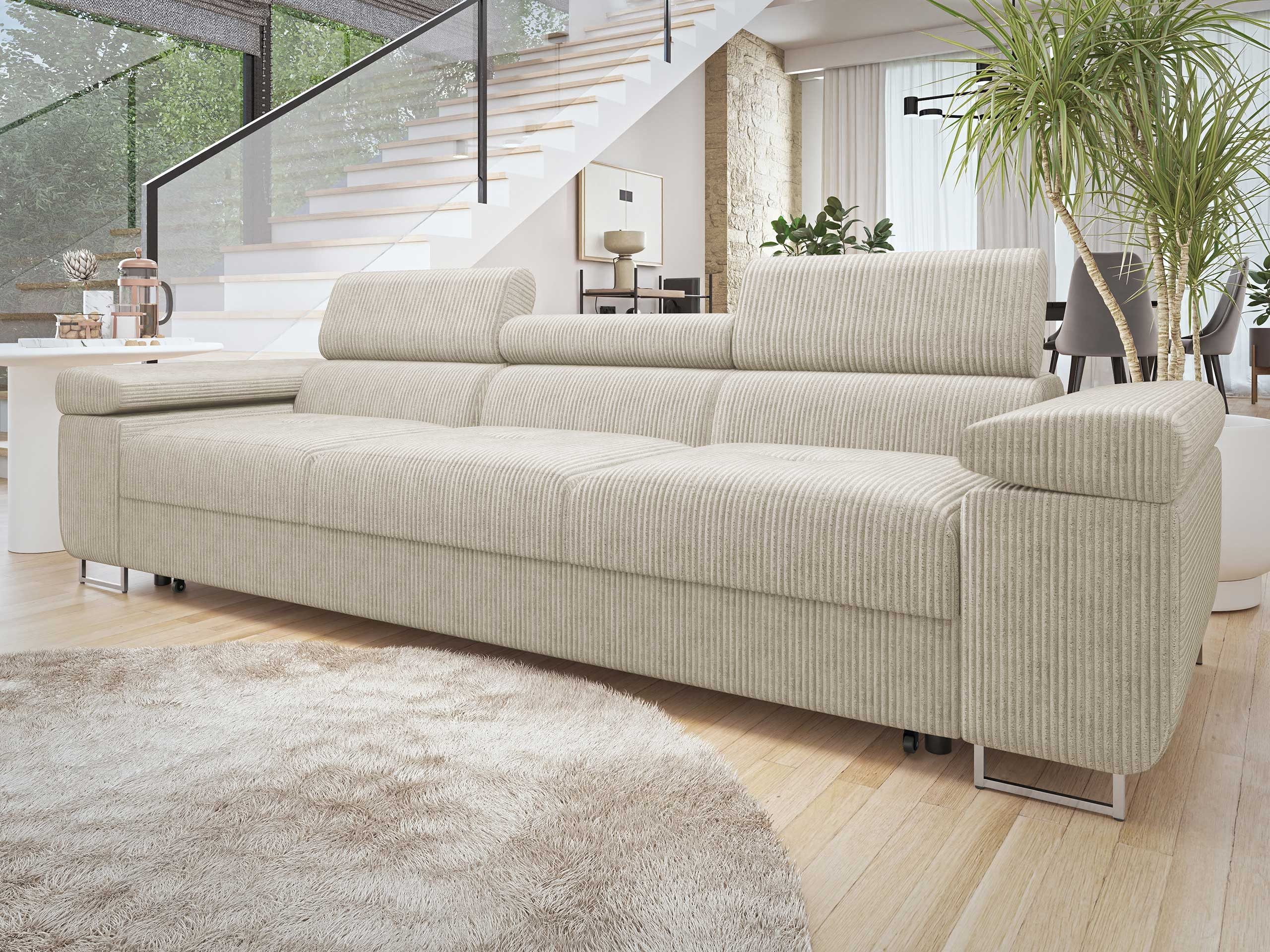 MIRJAN24 Schlafsofa Torezio 3 Bis Cord, mit Schlaffunktion, Einstellbare Ko günstig online kaufen