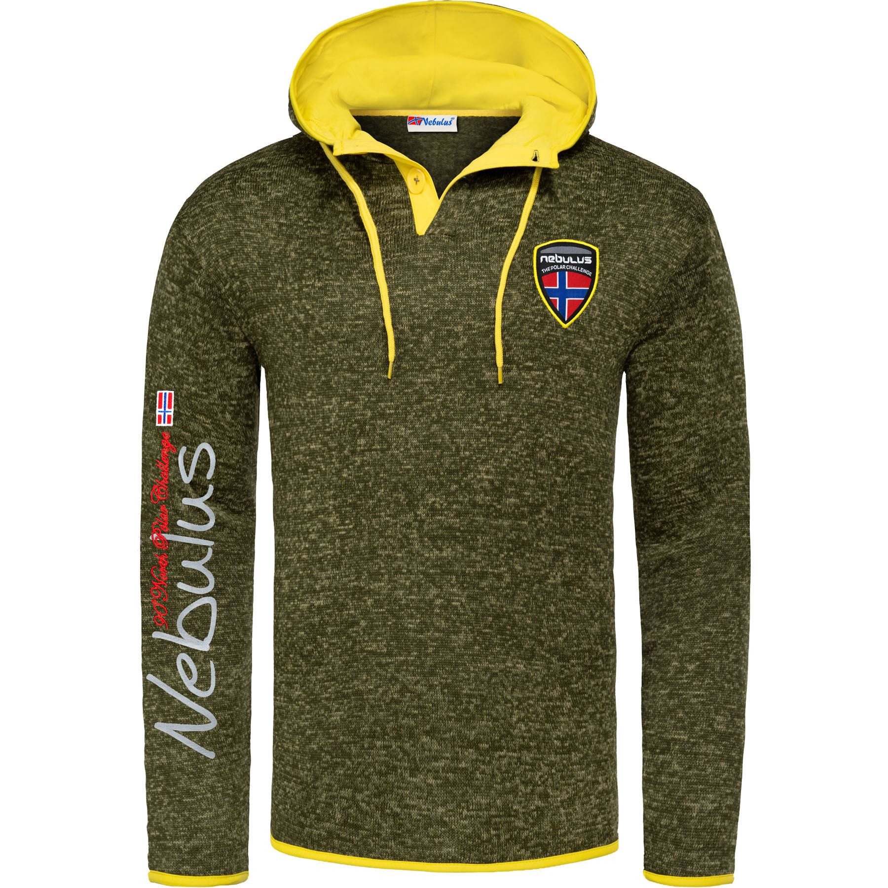 Nebulus Hoodie STITCH, P5053 - Herren, grün, L