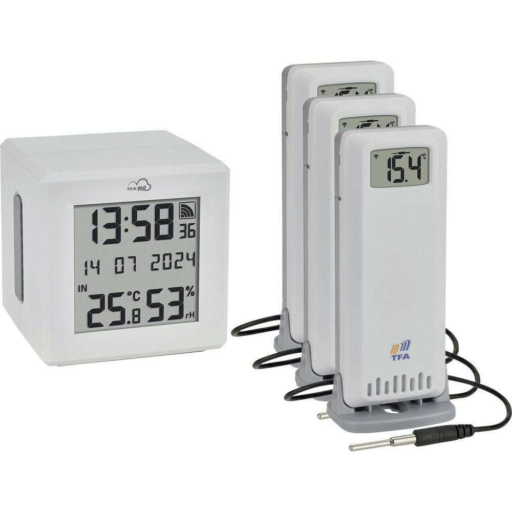 TFA Dostmann Hygrometer TFA Dostmann TFA.me Starter Set WLAN Gateway ID-01 mit 3 Sendern ID-A3