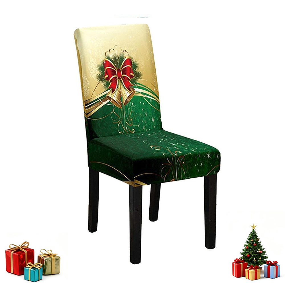 CLTYQ Stuhlhusse Weihnachtsstuhlbezug mit elastischer Rückenabdeckung,wasch günstig online kaufen