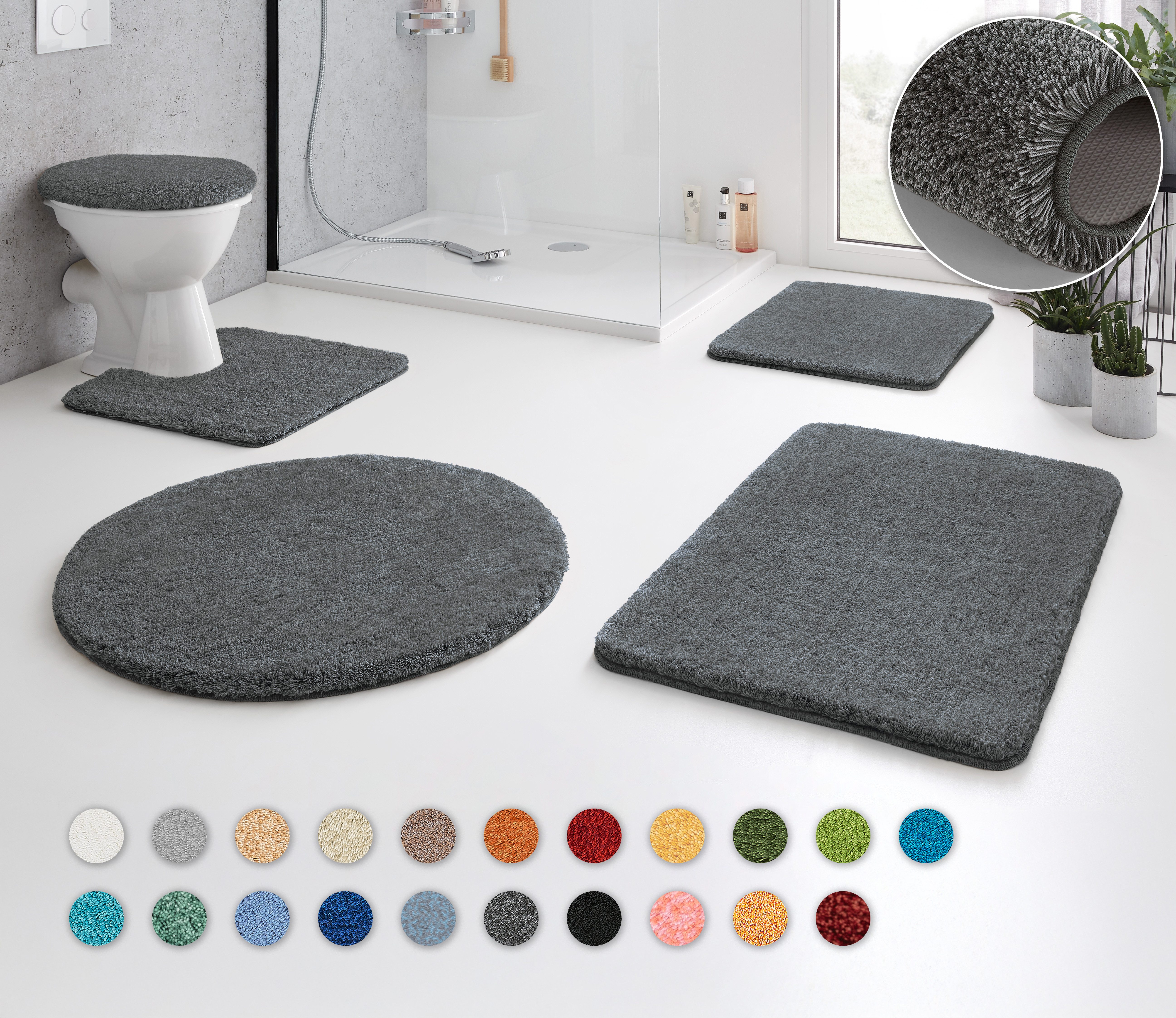 Kleine Wolke Badematte »RELAX«, Höhe 30 mm, rutschhemmend beschichtet, fußb günstig online kaufen