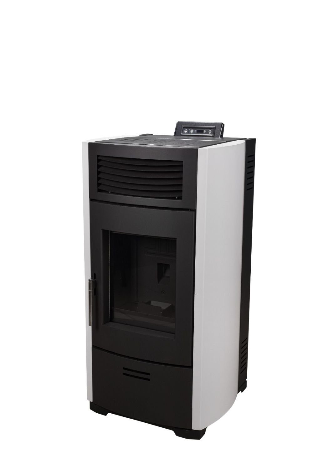 moeby24 Pelletofen Pelletofen 6,57 KW Pelletheizung Heizung Kamin Pelletkamin A+ violet, 6 kW, Pelletofen, (1-tlg)