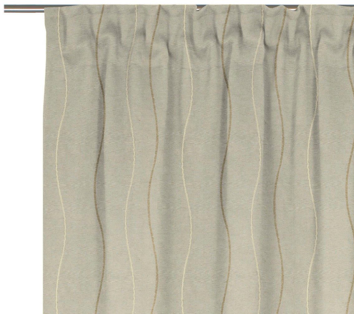 Wirth, Vorhang Sepino, Multifunktionsband blickdicht, beige (1 St), Jacquard