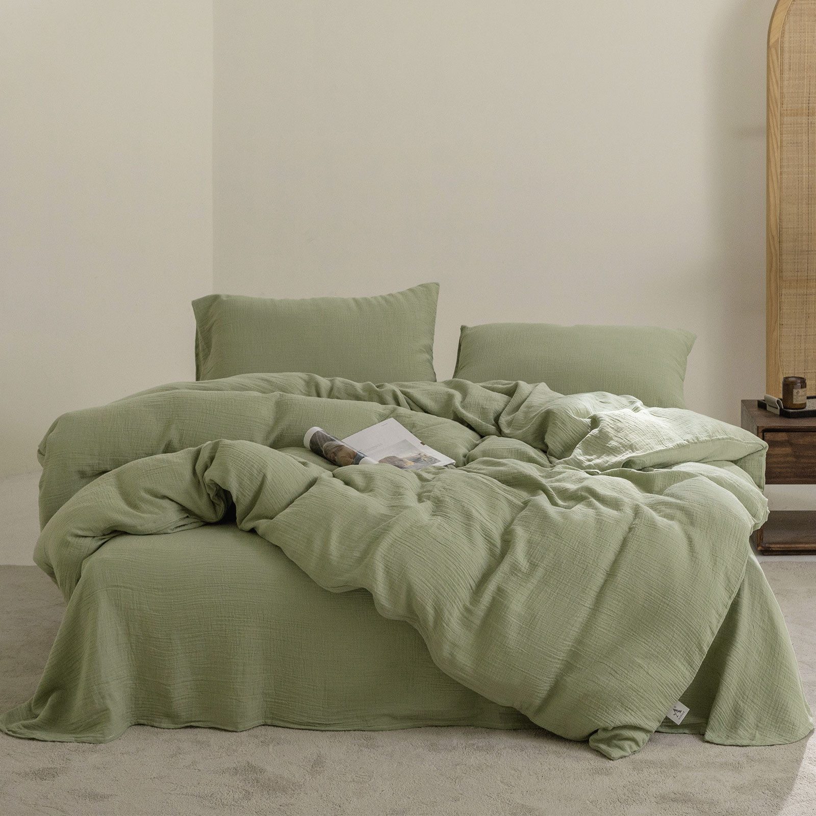 KEAYOO Bettwäsche SBD Double Gauze Muslin, Baumwolle, 2 teilig, Double Gauz günstig online kaufen