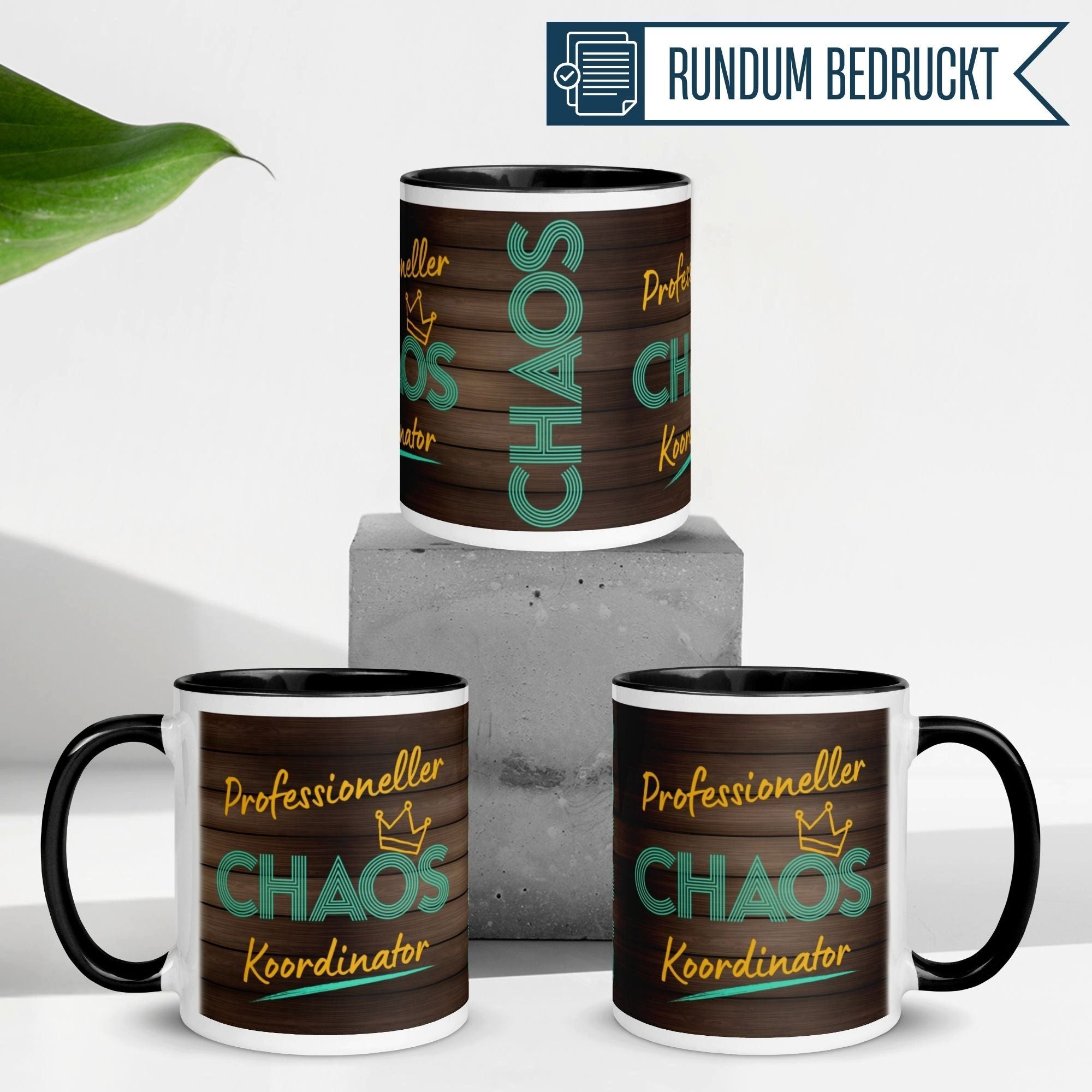 Momentals Tasse Kollege – Professioneller Chaos Koordinator – Geschenk Arbeitskollege, Gratis Versand · Links-&Rechtshänder · Spülmaschinenfest