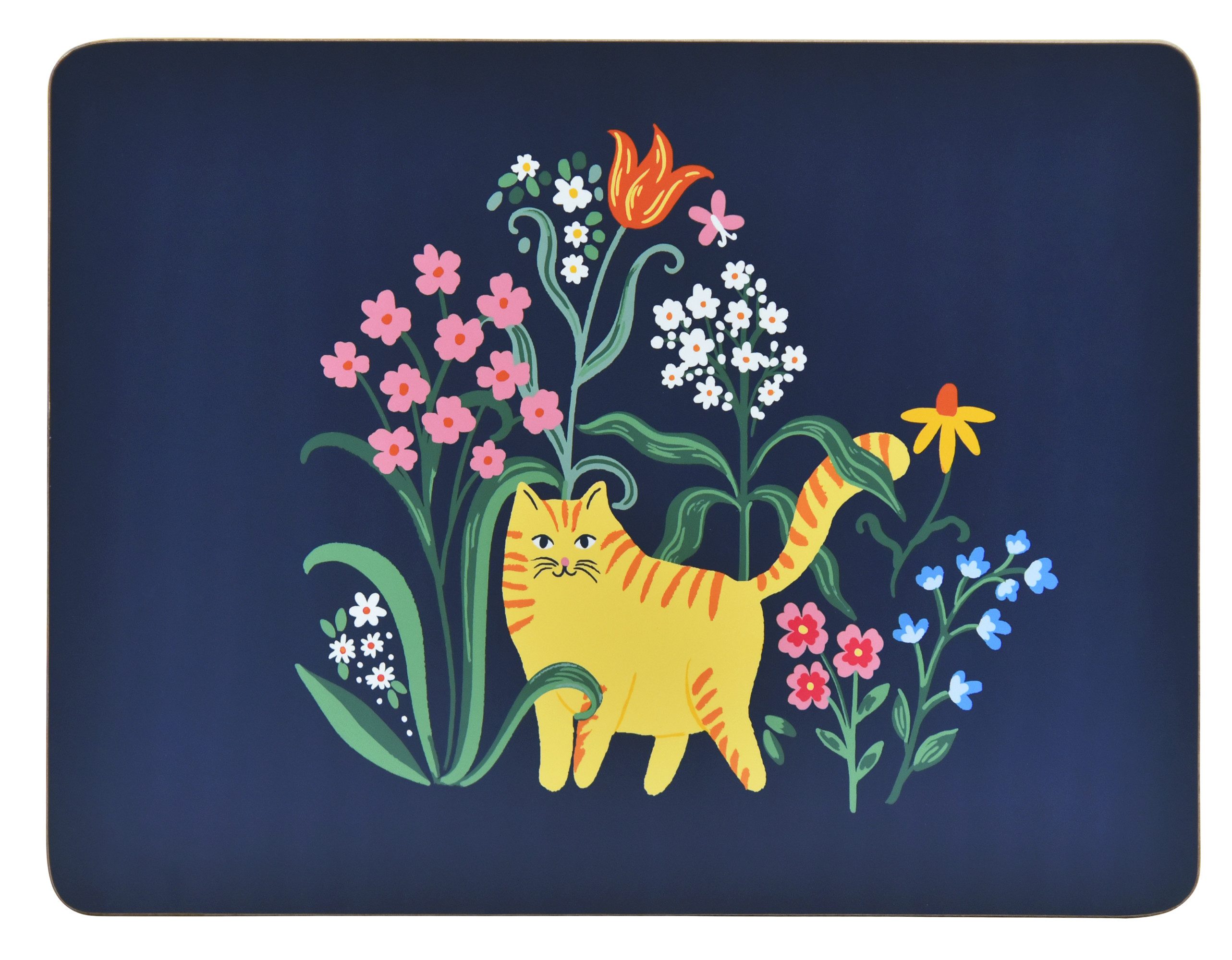 Ulster Weavers Platzset Marmalade Meadow, (4-St., 4-teilig), Tischset Korkunterseite hitzebeständig abwaschbar ca.21x29x0,5cm