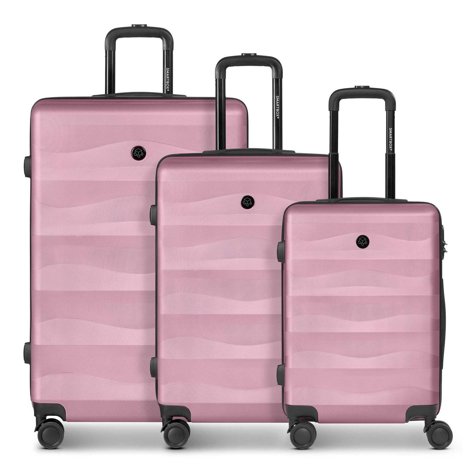 Smartbox Trolleyset Trolley Set 3-teilig, 4 Rollen, (Set, 3 tlg)