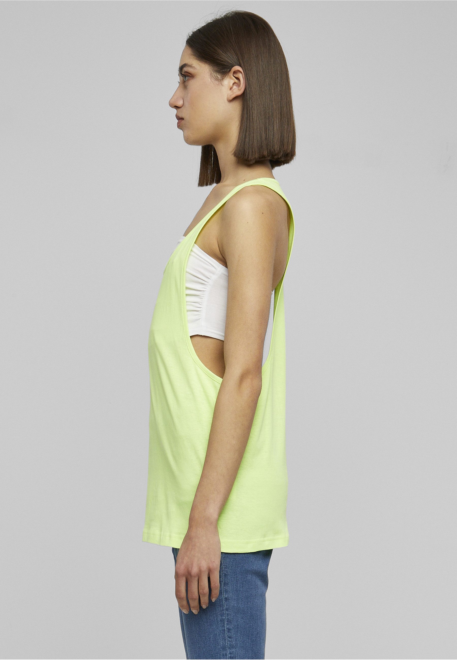URBAN CLASSICS Yoga & Relax Shirt Urban Classics Damen Ladies Loose Neon Tanktop (1-tlg)