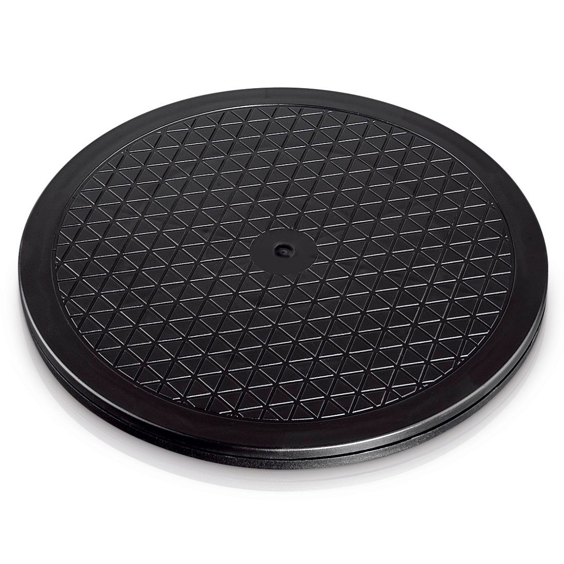 Hama Halterung Universal-Drehteller, XL, 40 cm Durchmesser, Schwarz, (bis 21 Zoll, 1-tlg., 360 ° drehbar, rutschfest, Gummifüße, Tragkraft bis 100 kg)