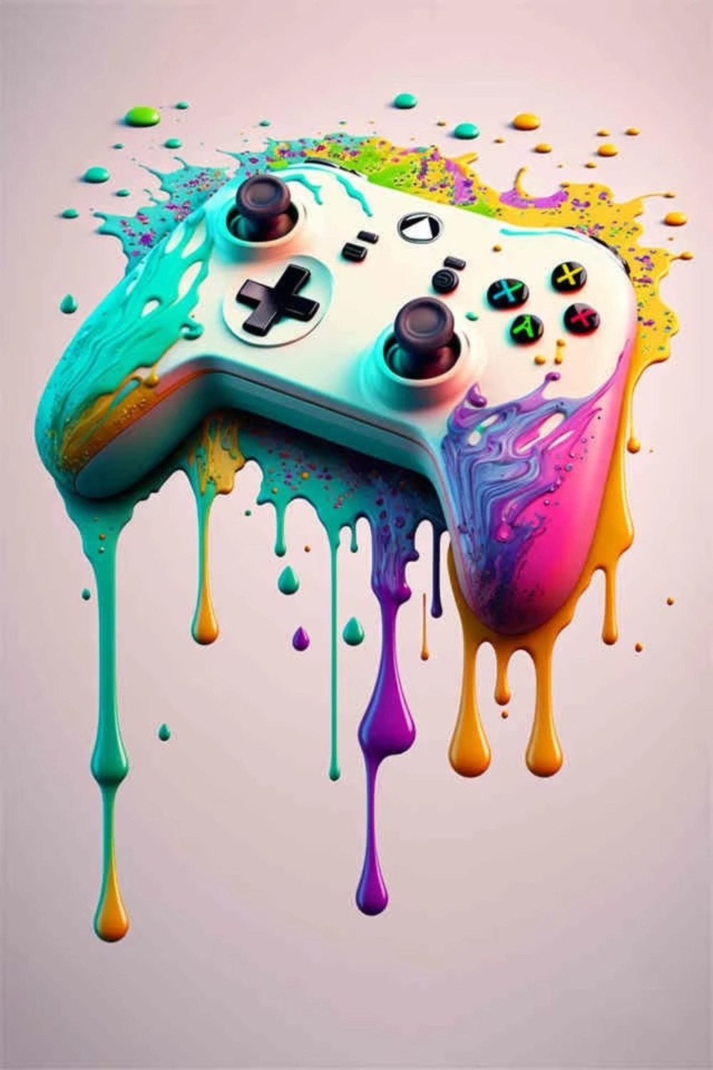 TPFLiving Kunstdruck OHNE RAHMEN, Ästhetisches Gaming-Junge Leinwandbild – Moderne Zimmerdekoration (Leinwandbild XXL), Farben: Farben: SchwarzGröße: 20x30cm