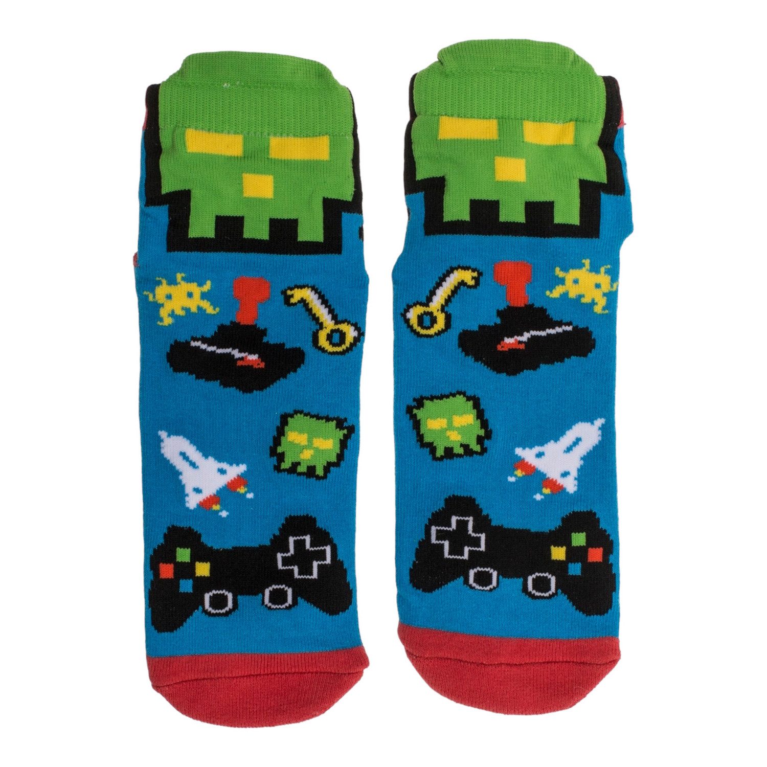 Out of the Blue Freizeitsocken Носки Game Over Zocken Strumpf mit ABS-Sohle in 36-45 im Paar