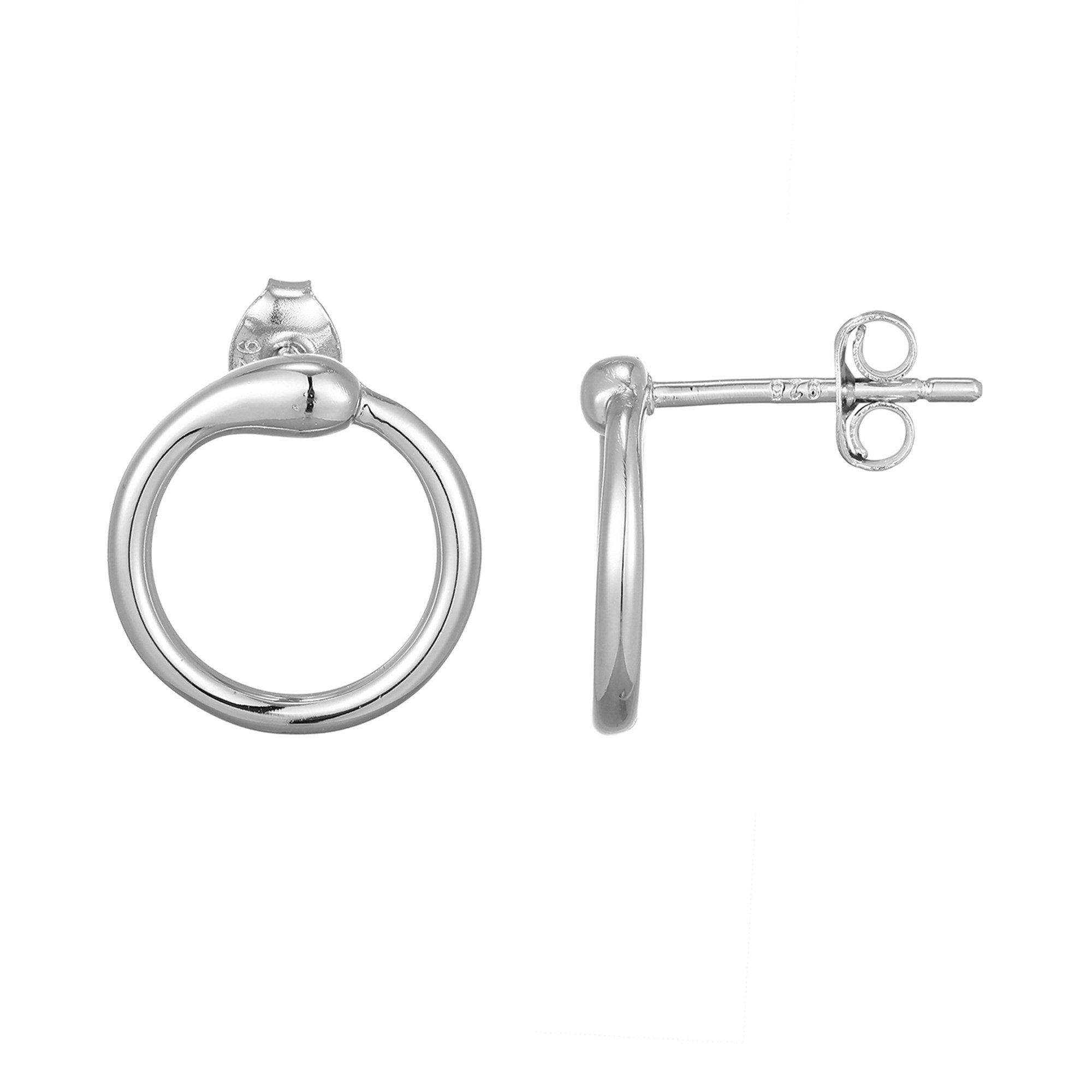 Cavill Ohrring-Set Cavill Sterling Silber Серьги 13 mm, modern, leicht, Kreis (2-tlg)