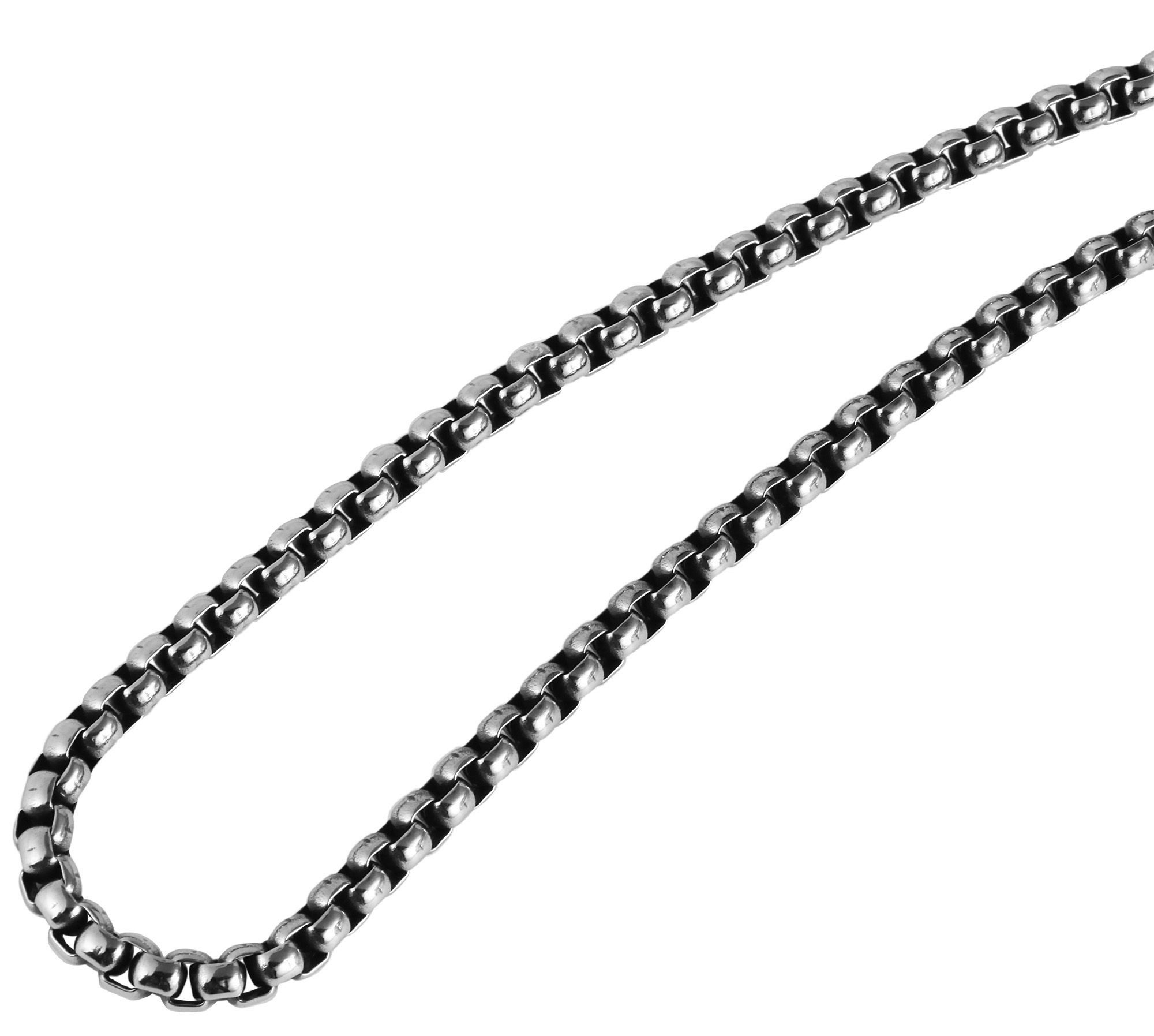 Kette ohne Anhänger Halskette aus Edelstahl 70 cm