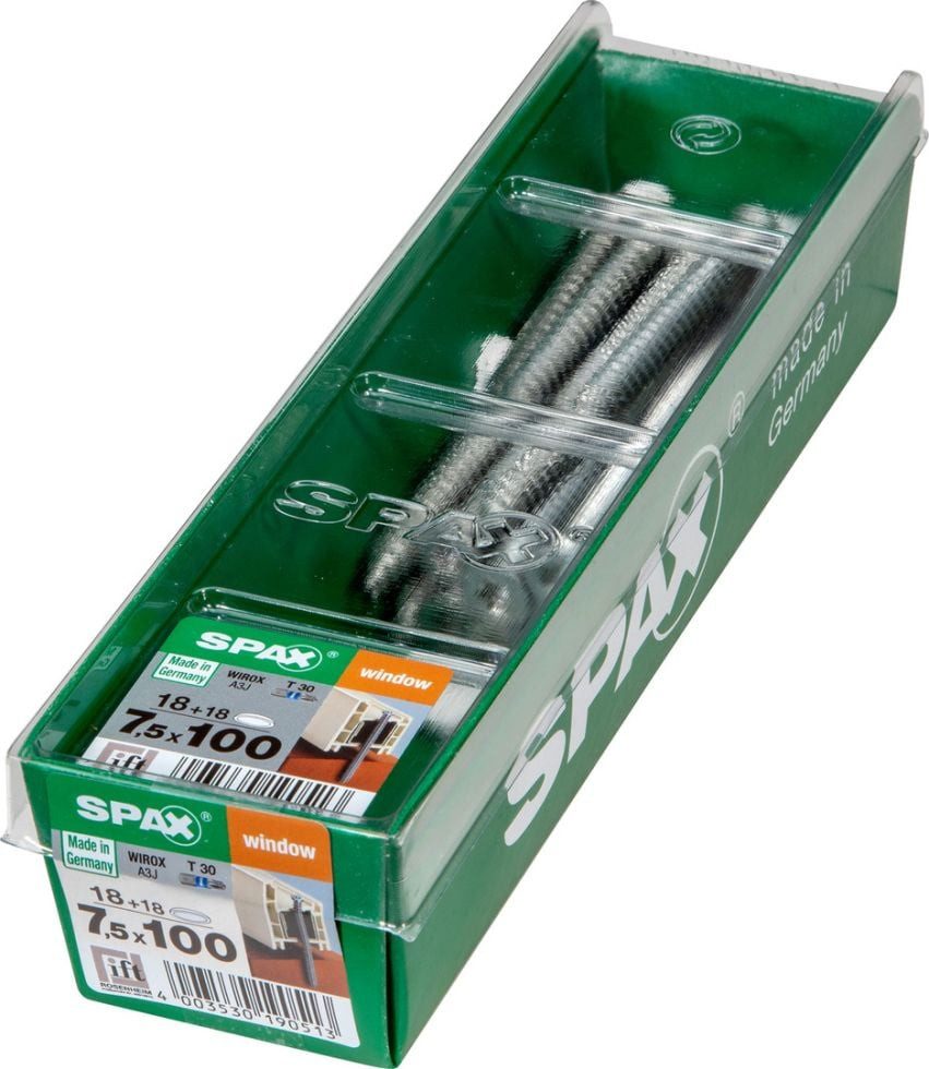 SPAX Holzbauschraube Spax Rahmenanker 7.5 x 100 mm TX 30 - 18 Stk.
