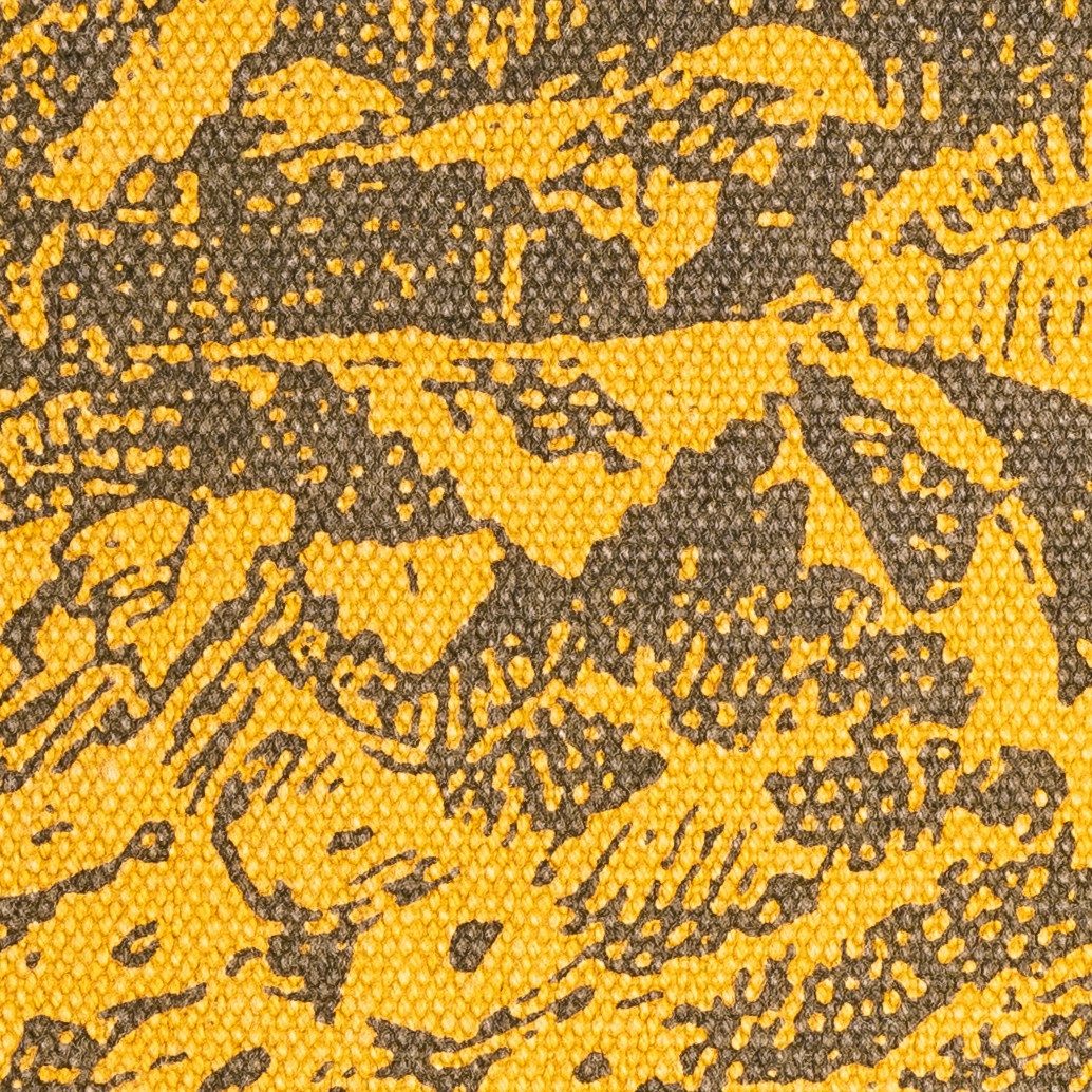 Linen & More Dekokissen Kissen Deko Ananasfrucht Gelb Baumwolle 45 cm, Ananasfrucht