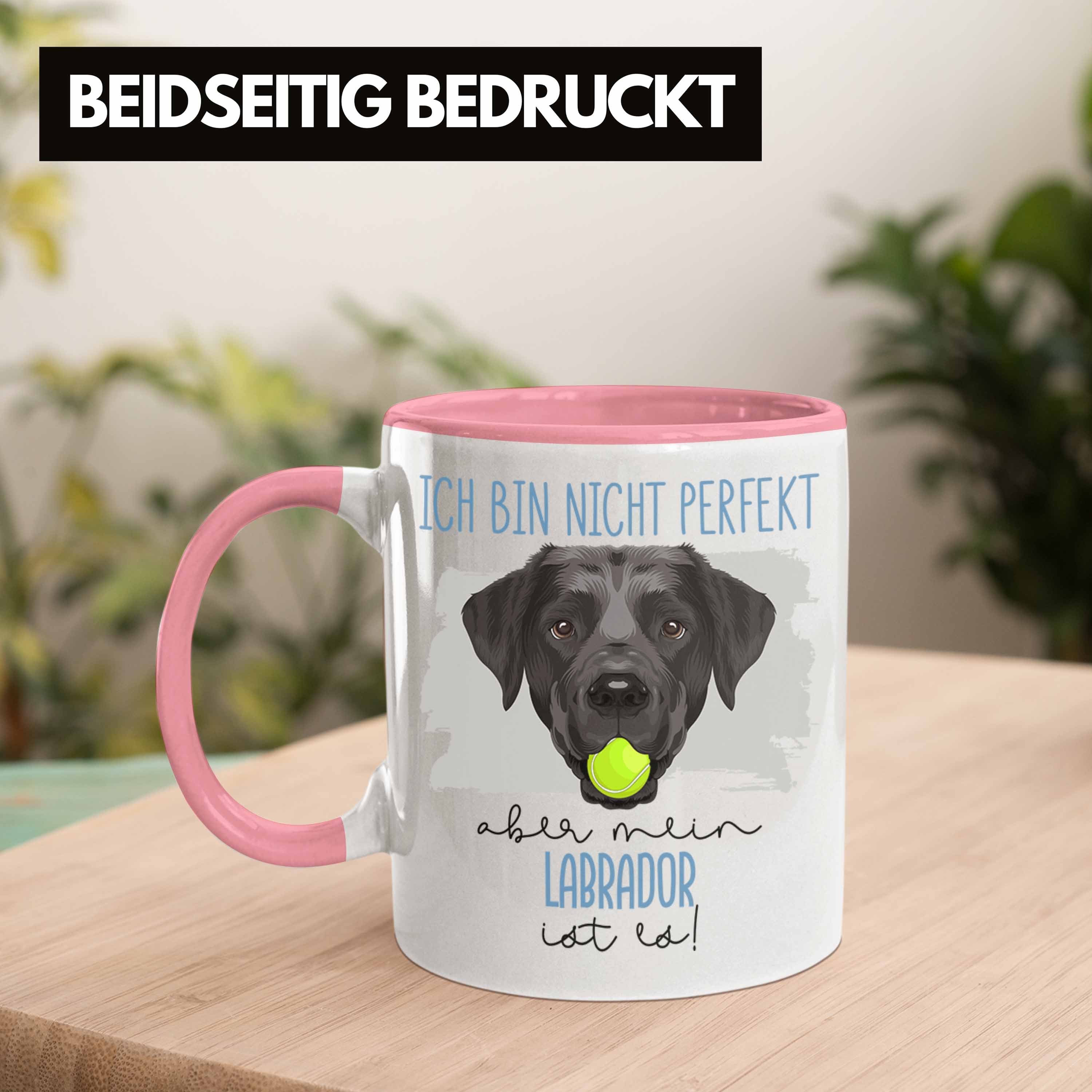 Lustiger Tasse Besitzer Tasse Rosa Geschenk Besitzer Labrador Trendation Spruch Geschenkidee