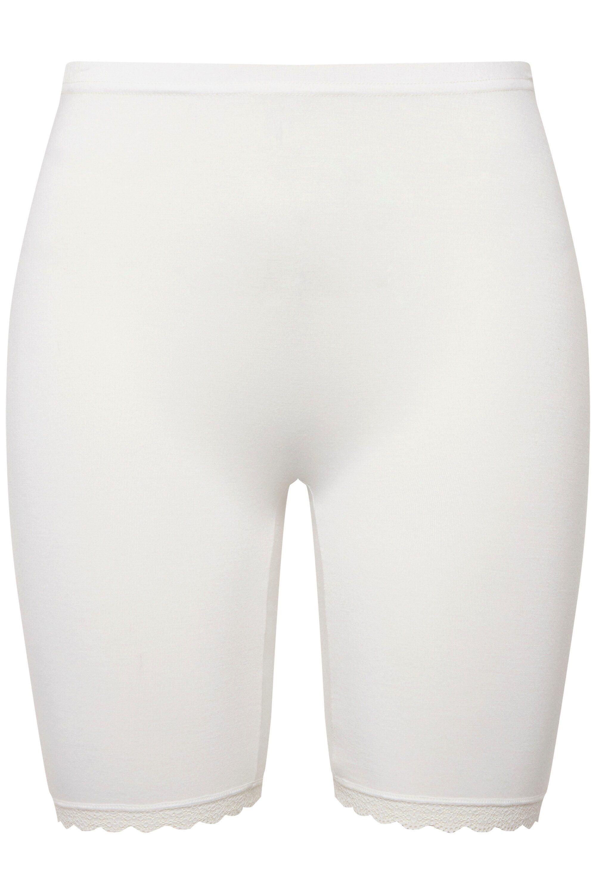 Ulla Popken Radlerhose Radler Spitzensaum Bambusqualität günstig online kaufen
