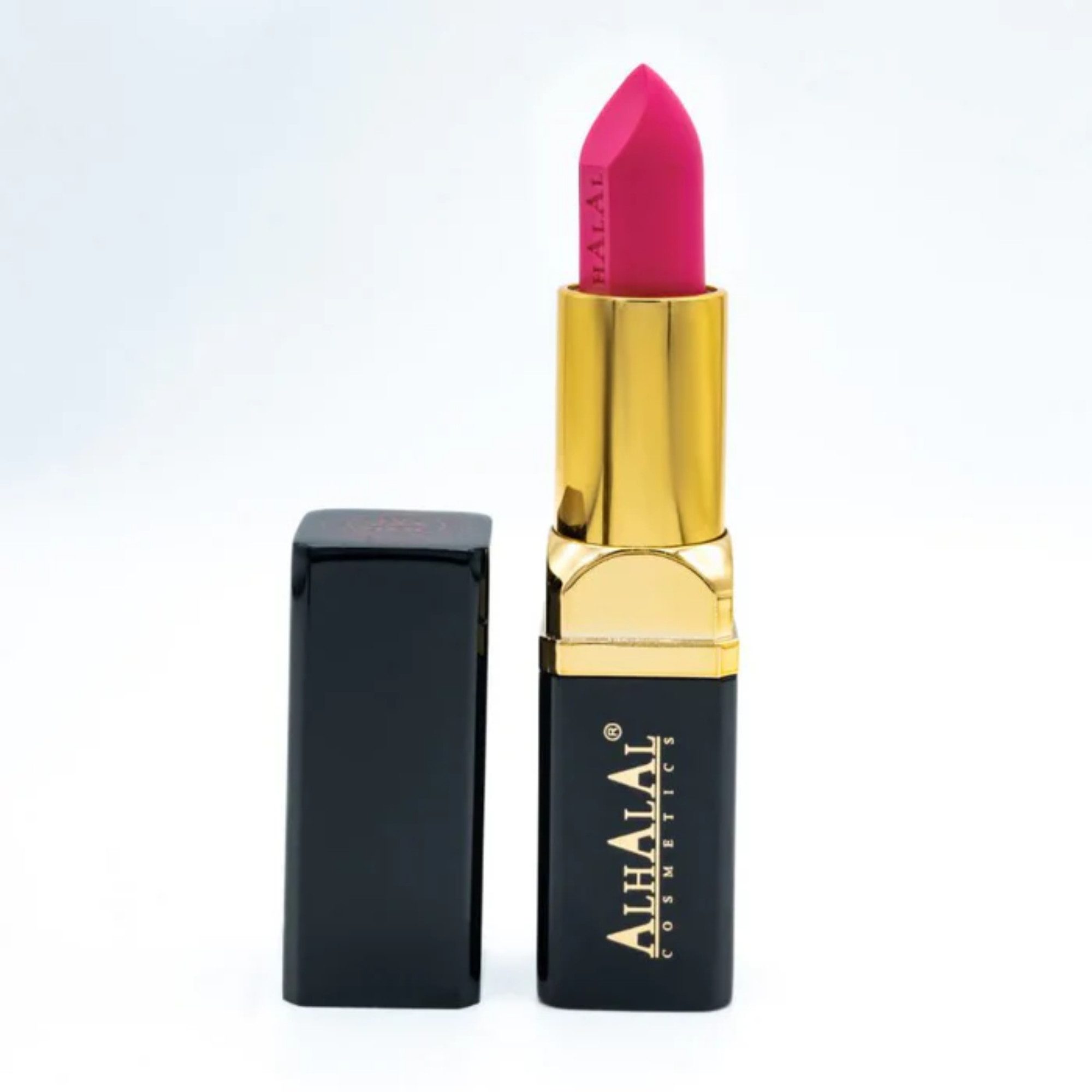 Alhalal Cosmetics Ltd. Lippenstift AL-05 AROOBA Halal Lippenstift Neon-Pink, Matt, vegan, alkoholfrei & HMC-zertifiziert
