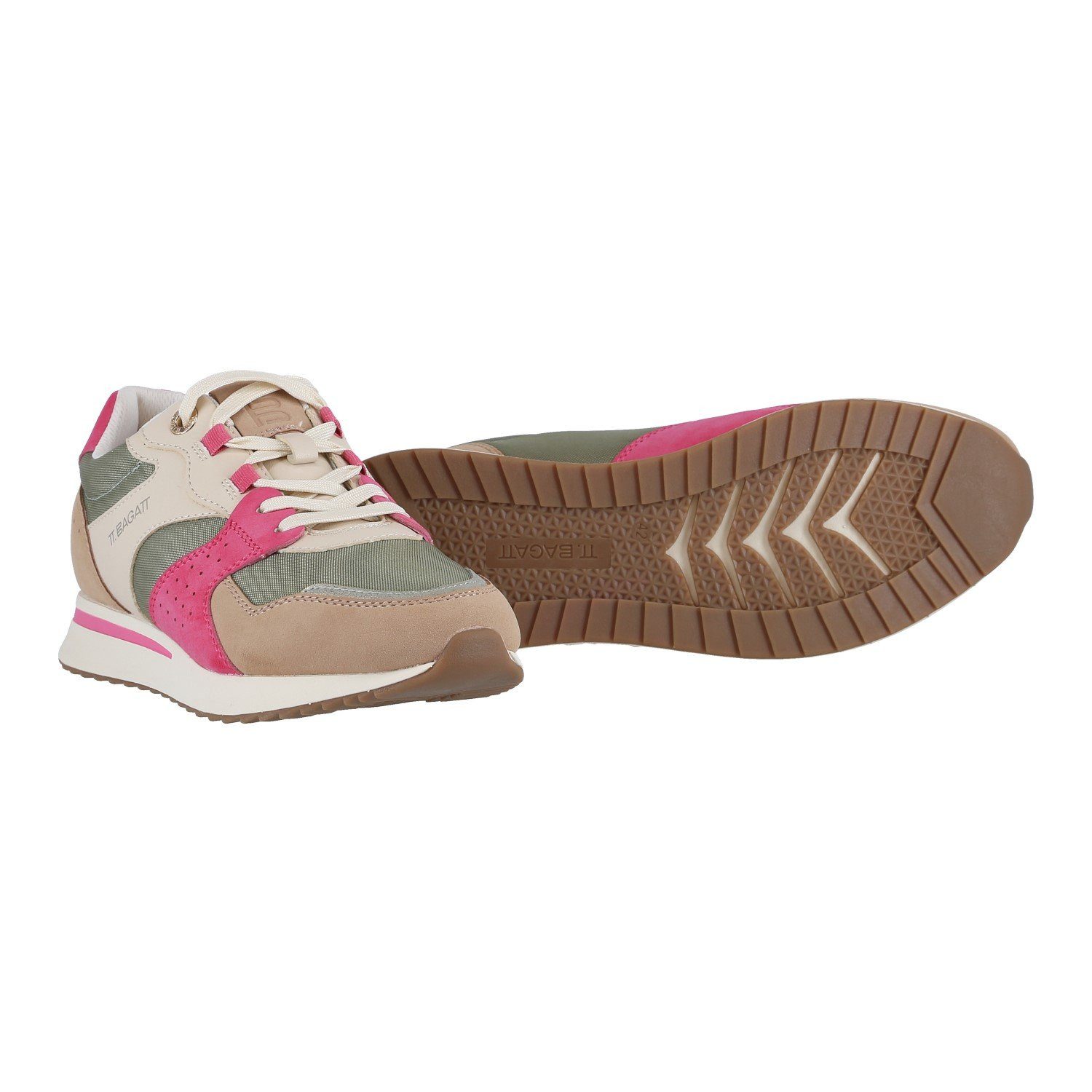 BAGATT ARA D32-ARA03 beige/rosa Damen Sneaker