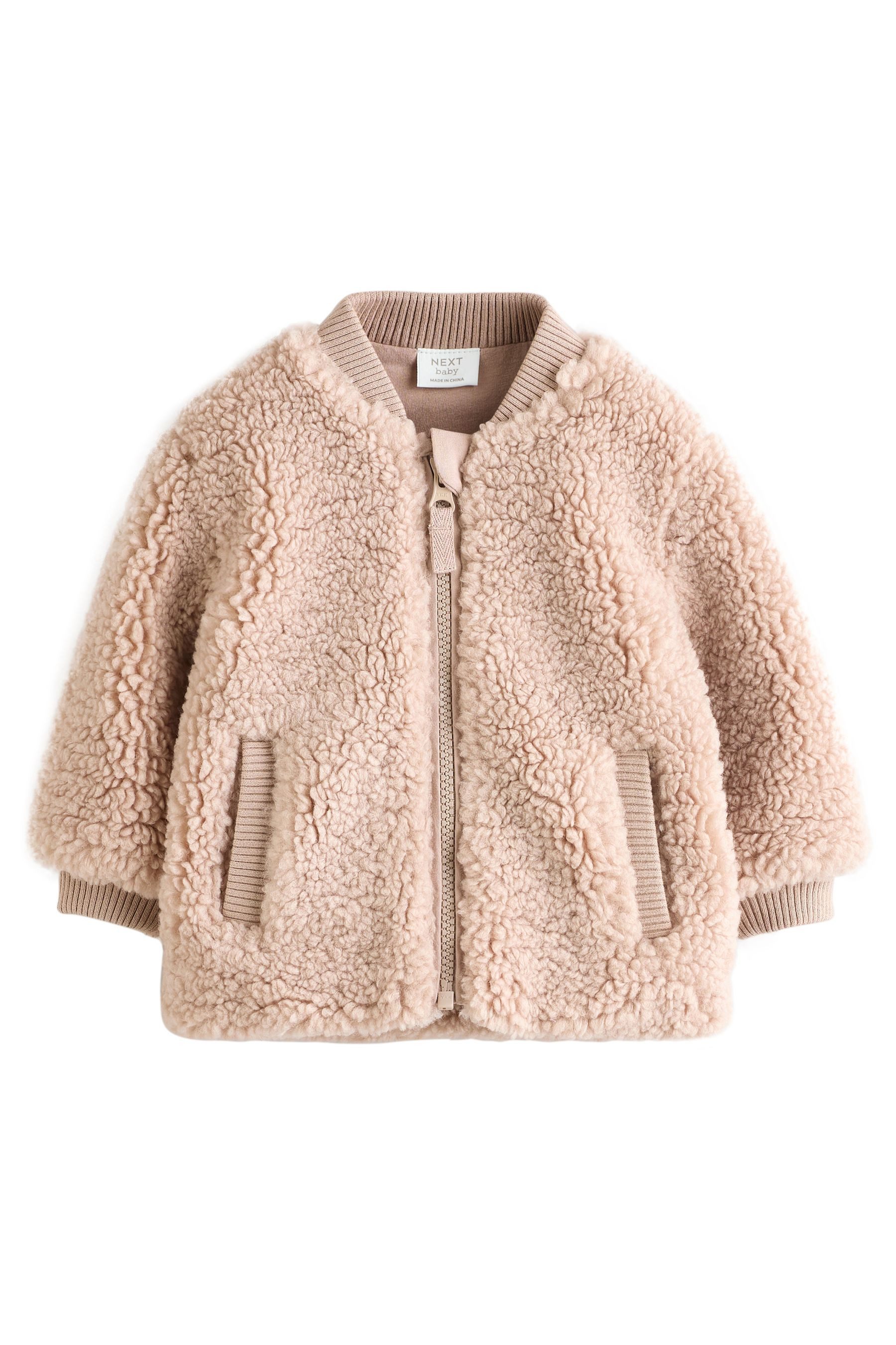 Next Fleecejacke Babyjacke mit Teddyfell (1-St)