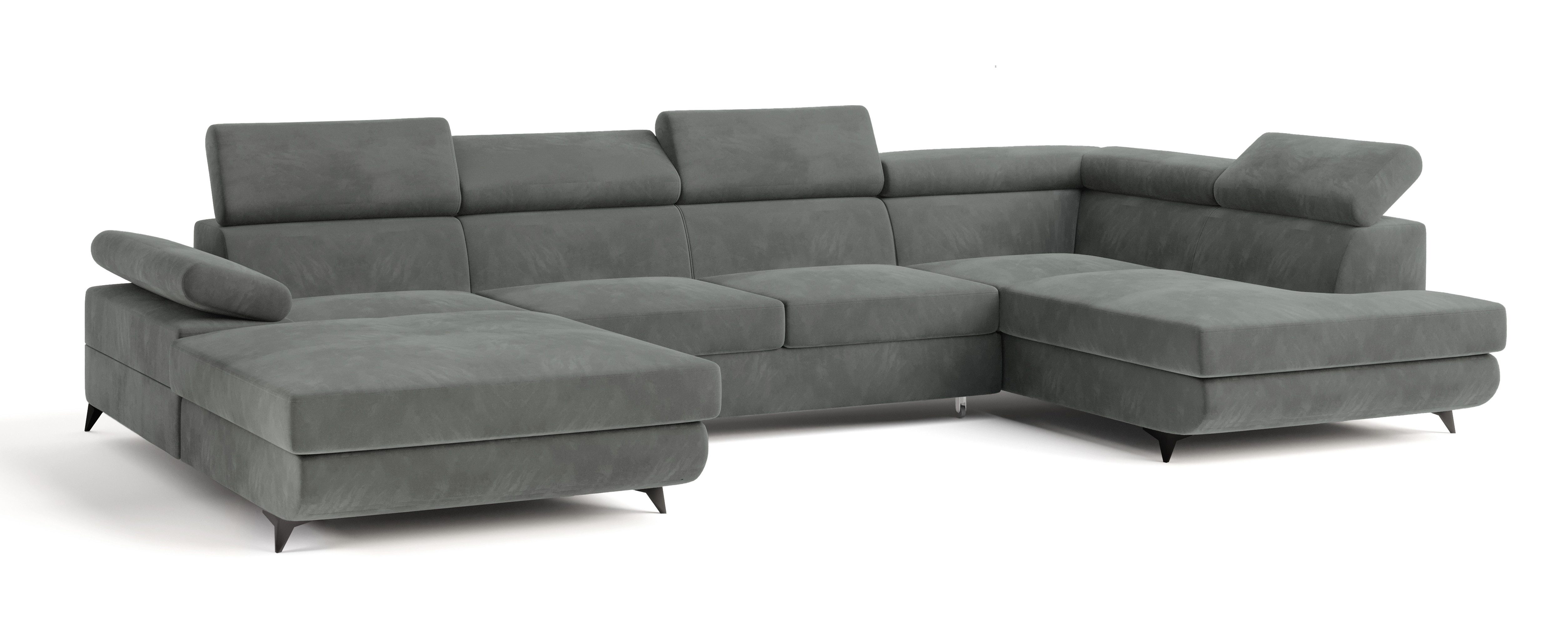 Masseno Ecksofa RUBANO mit Schlaffunktion U-Form, günstig online kaufen