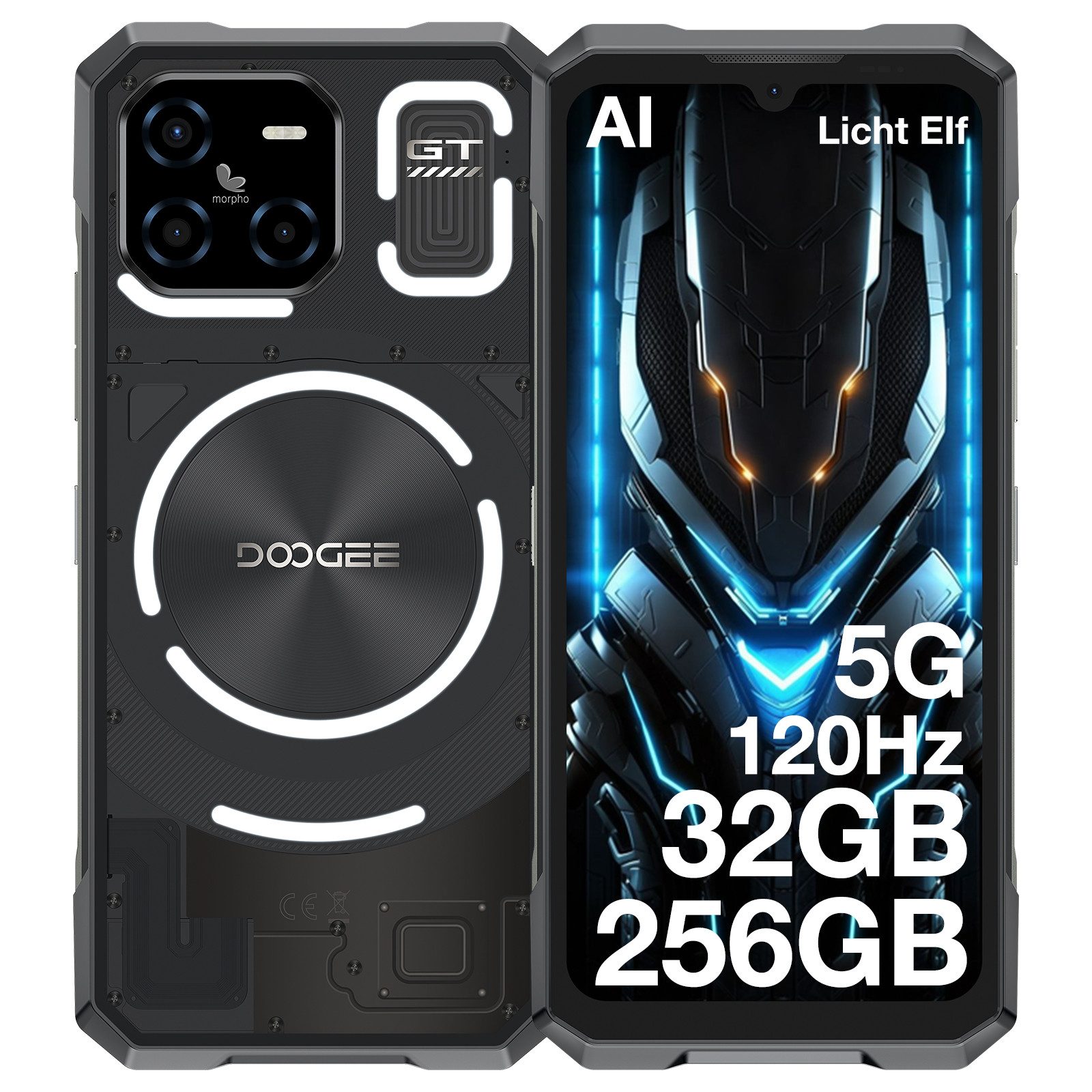 BLADE GT 5G Handy inkl., 256GB/2TB TF, 6.72", 5500mAh Smartphone