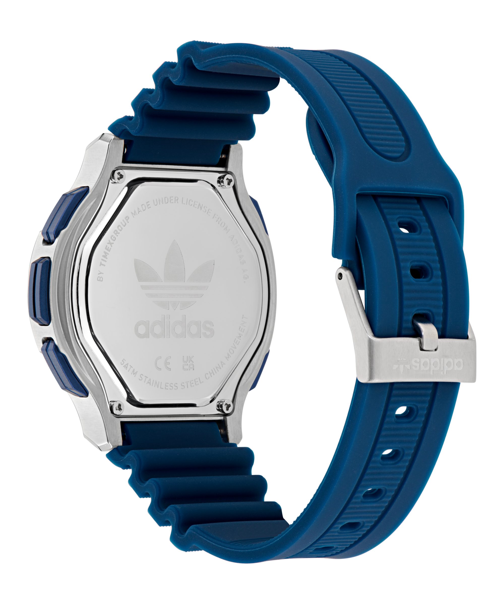 adidas Originals Chronograph EXPRESSION THREE DIGITAL AOFH255082I, Quarzuhr, Armbanduhr, Herrenuhr, Damenuhr,Silikonarmband,Stoppfunktion