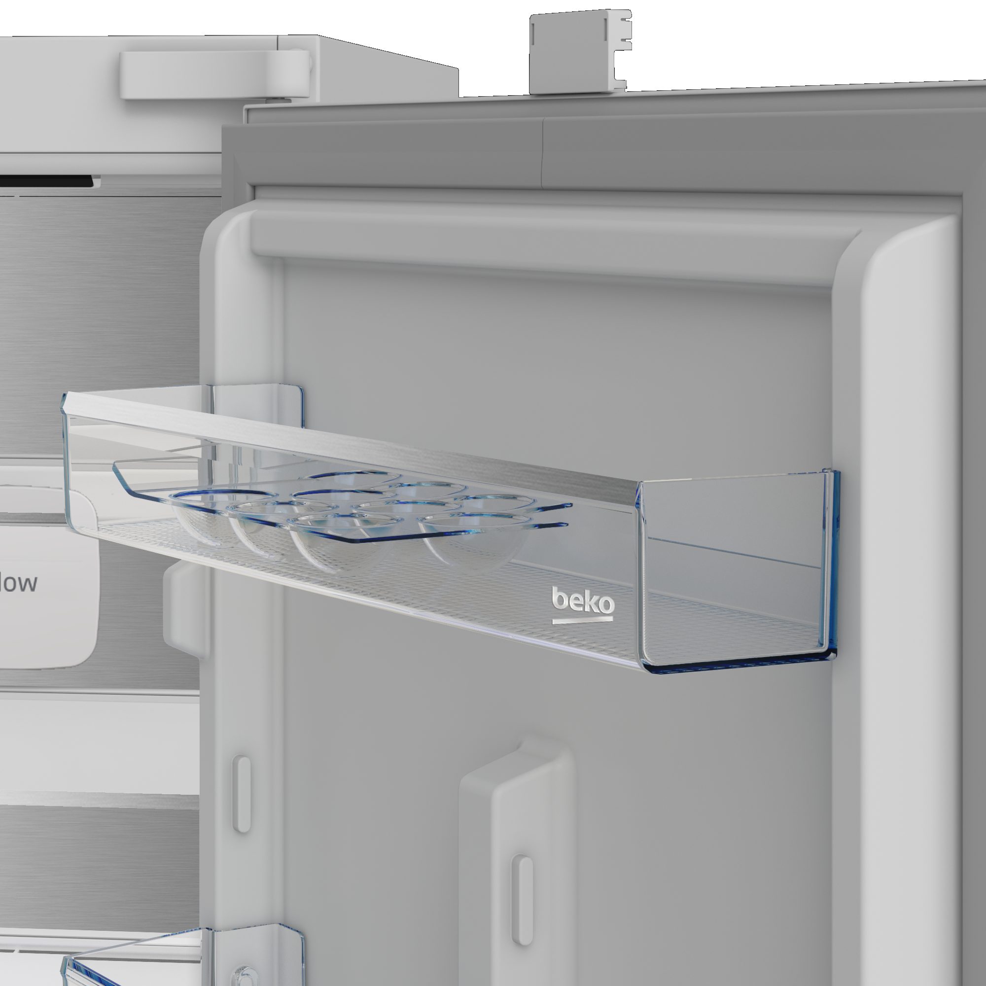 BEKO Einbaukühlgefrierkombination B7BCNA295HS2, 177,5 cm hoch, 57,5 cm breit, AeroFlow – für deutlich länger frische Lebensmittel