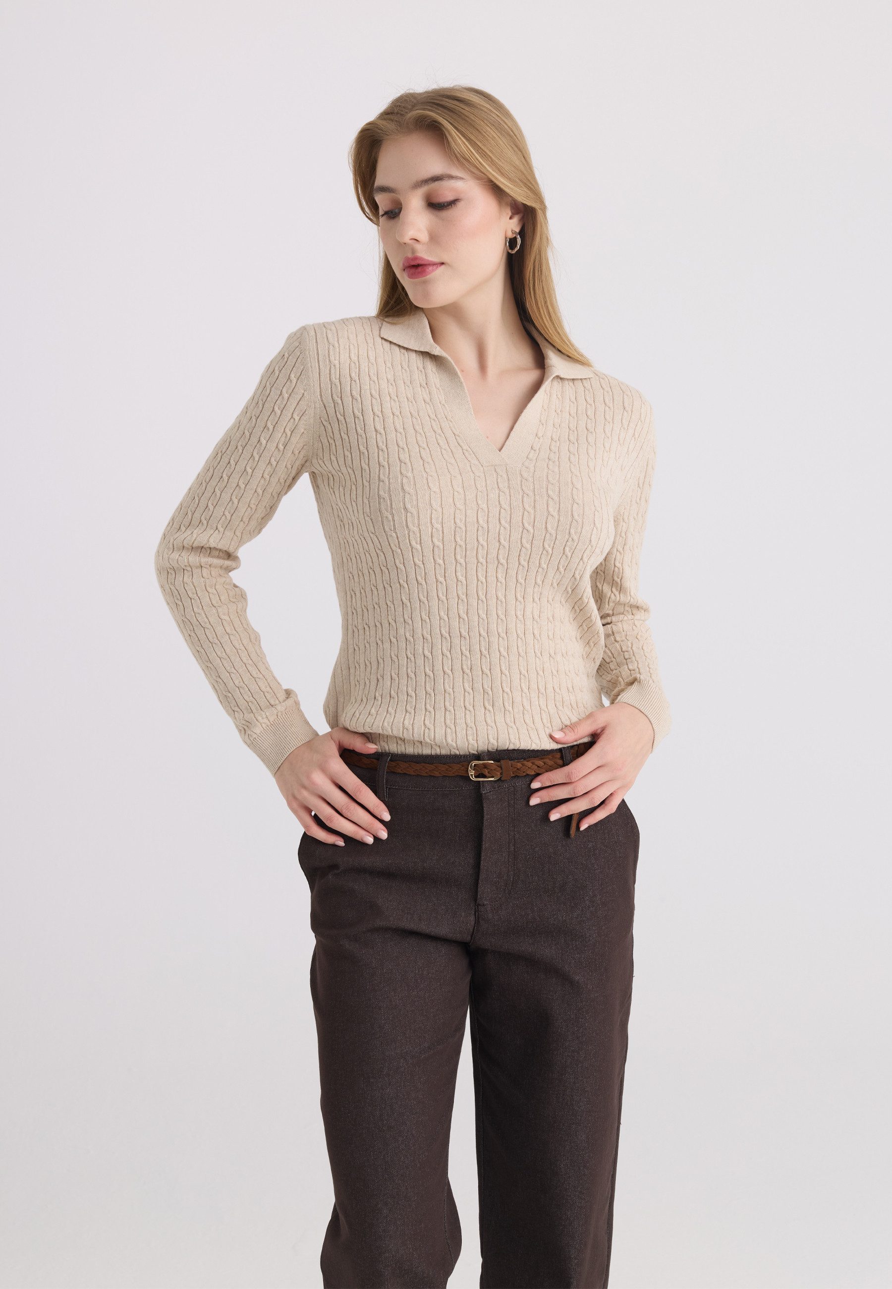 Felix Hardy Polokragenpullover Pullover mit Polokragen