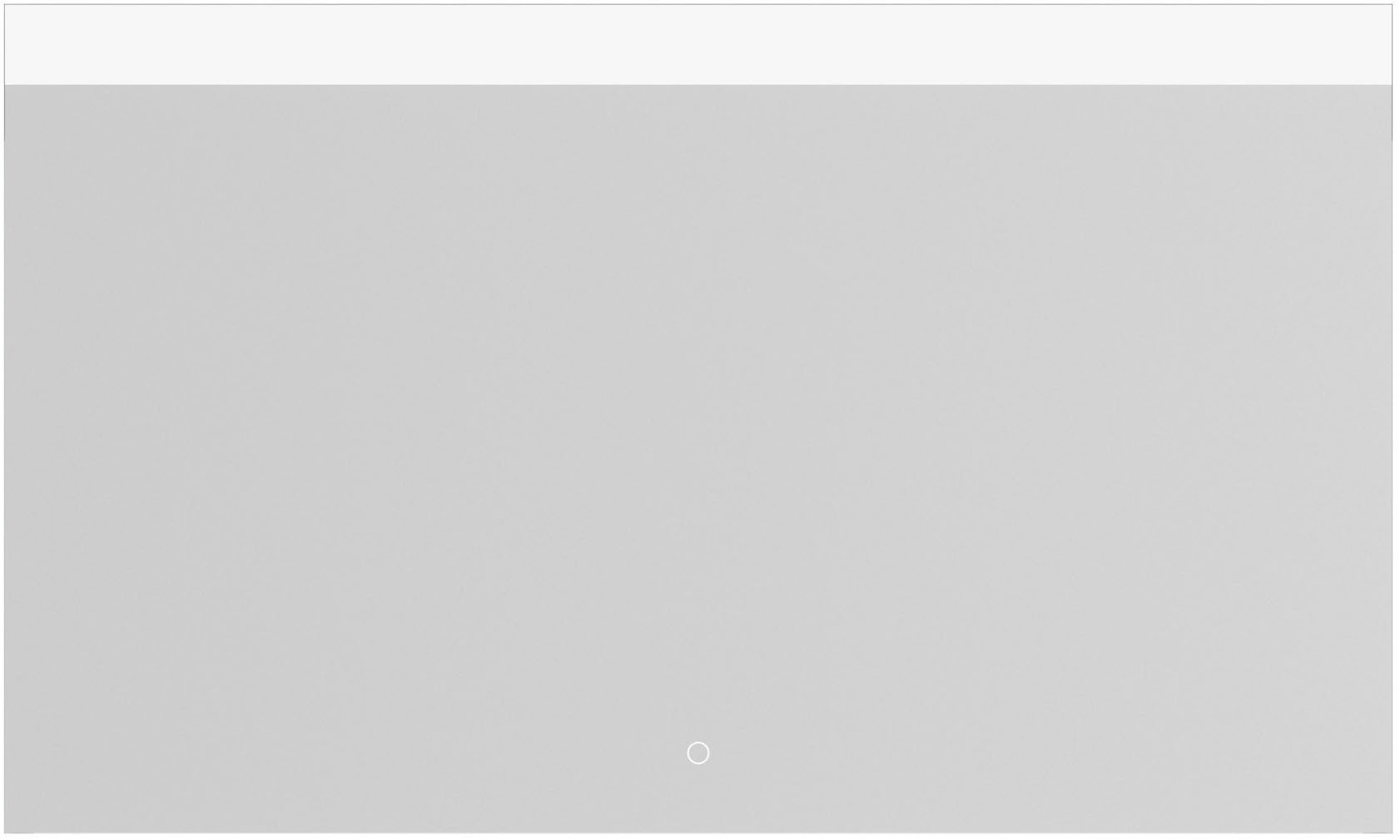 nobilia® Spiegel Marja eckig, in Breiten 60, 80, 100 und 120 cm, inkl. LED-Beleuchtung