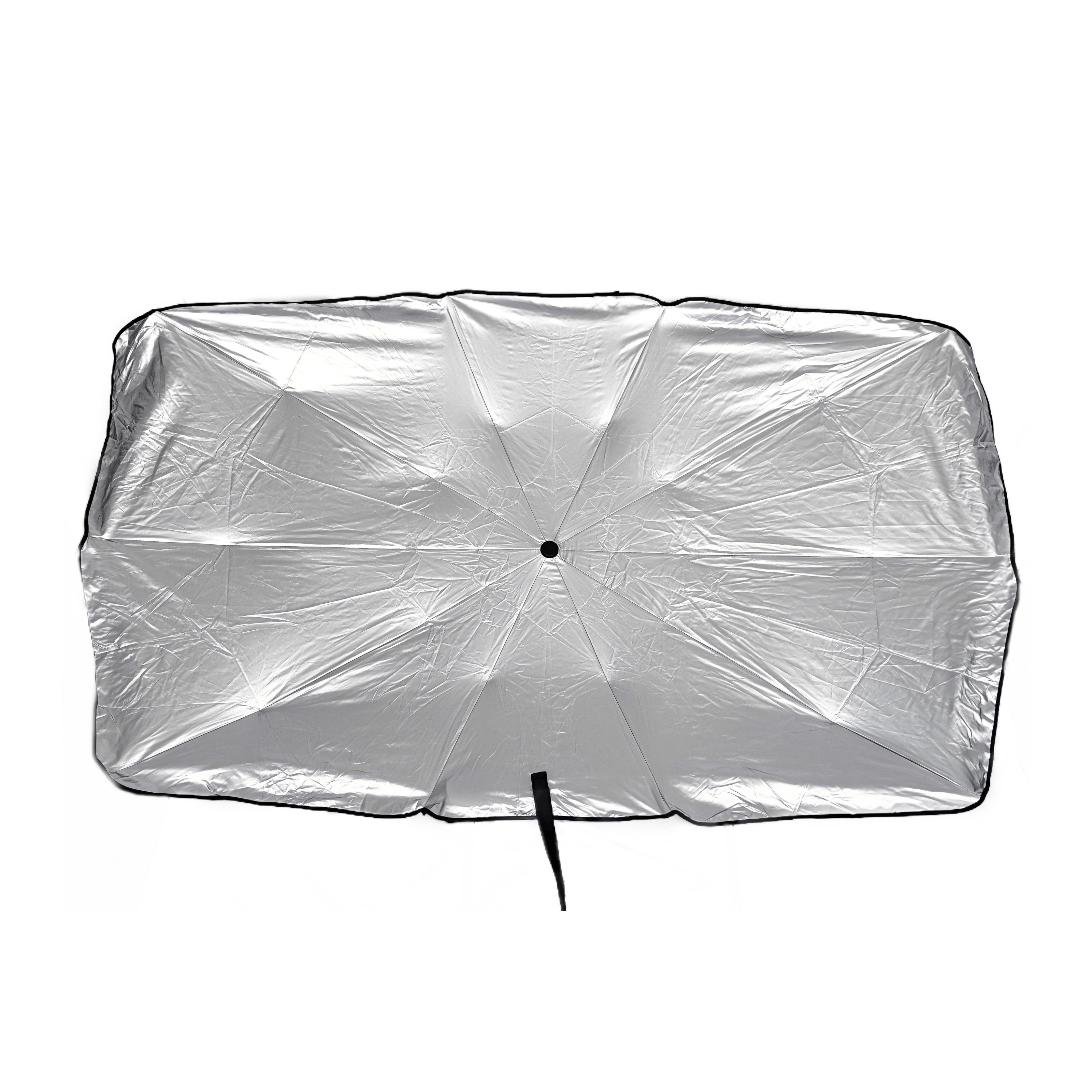 Susino Sonnenschirm für die Windschutzscheibe, Schutz vor UV-Strahlung, 120x75x42 cm