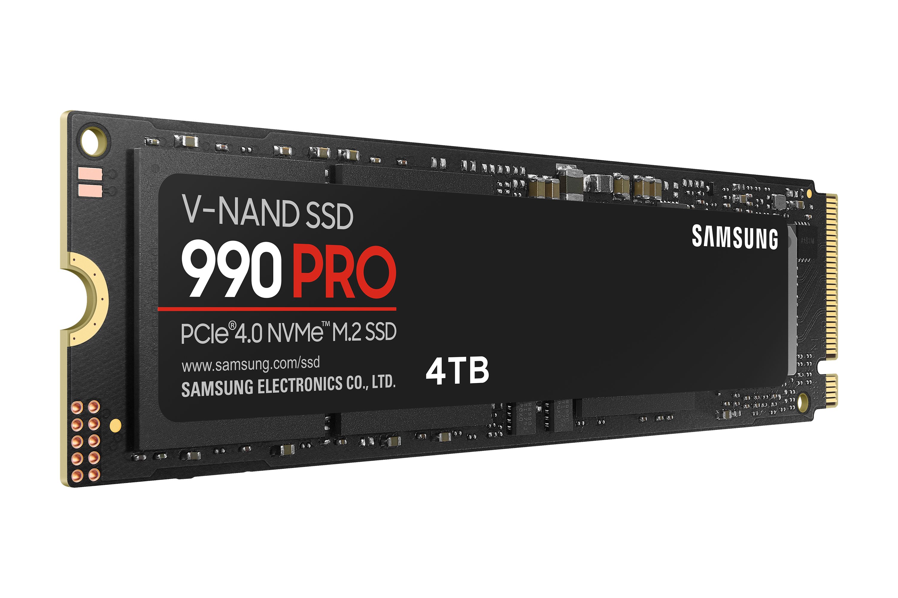 Samsung 990 PRO interne SSD (4TB) 7450 MB/S Lesegeschwindigkeit, 6900 MB/S Schreibgeschwindigkeit
